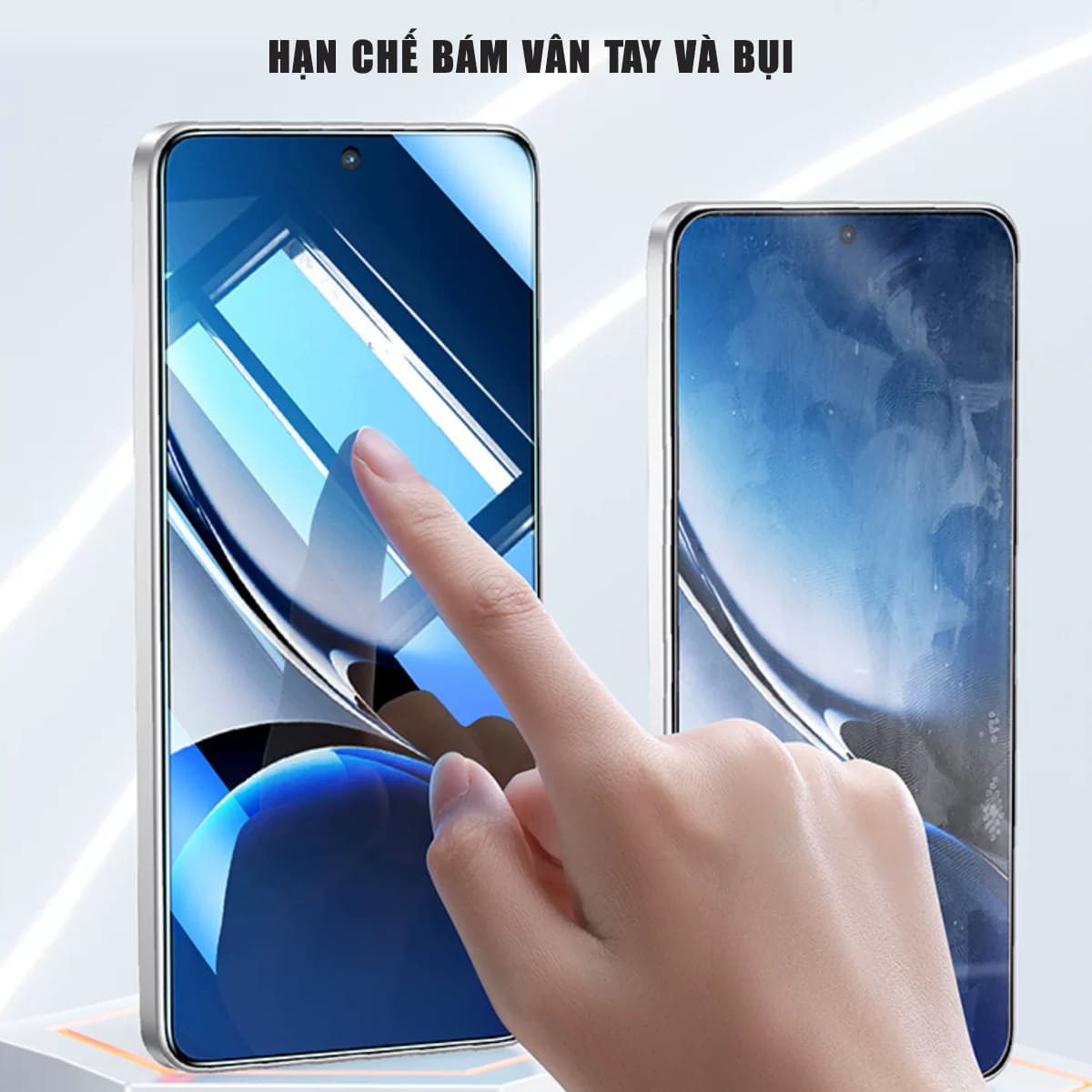 Kính cường lực dùng cho Xiaomi Poco X8 Pro trong suốt full màn hình Smart Devil có khung hỗ trợ dán – ảnh mô tả chi tiết 10