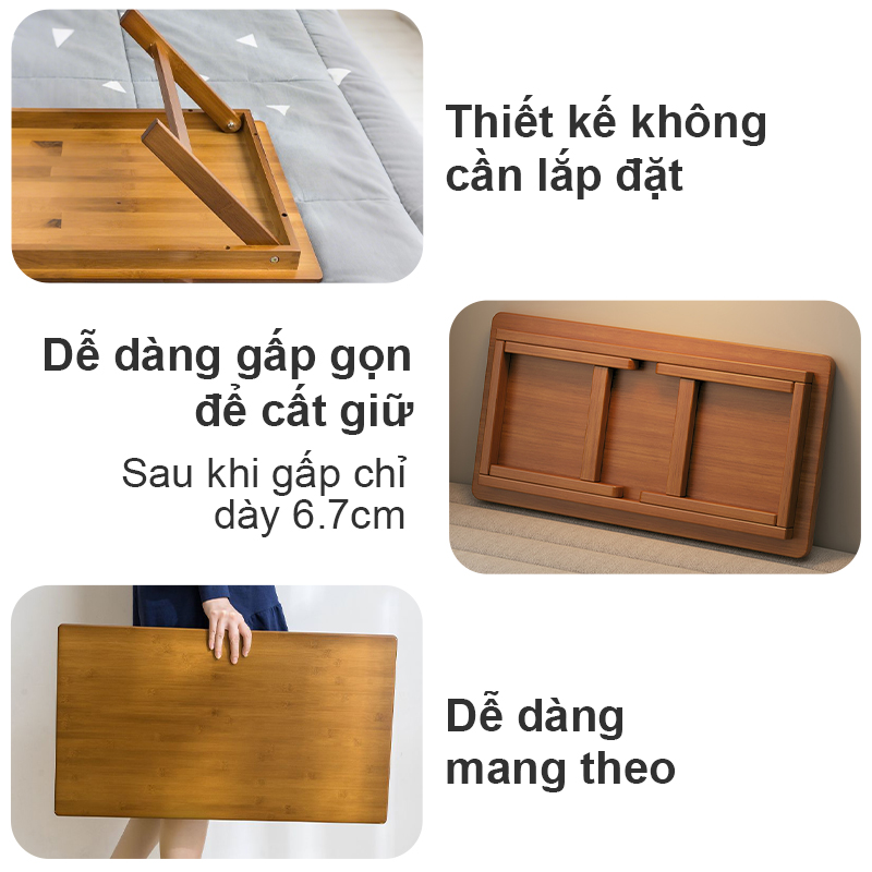 Artisan Forge Home Bàn Bệt Gấp Bàn Laptop 75x35cm Đa Năng Chất Lượng ...
