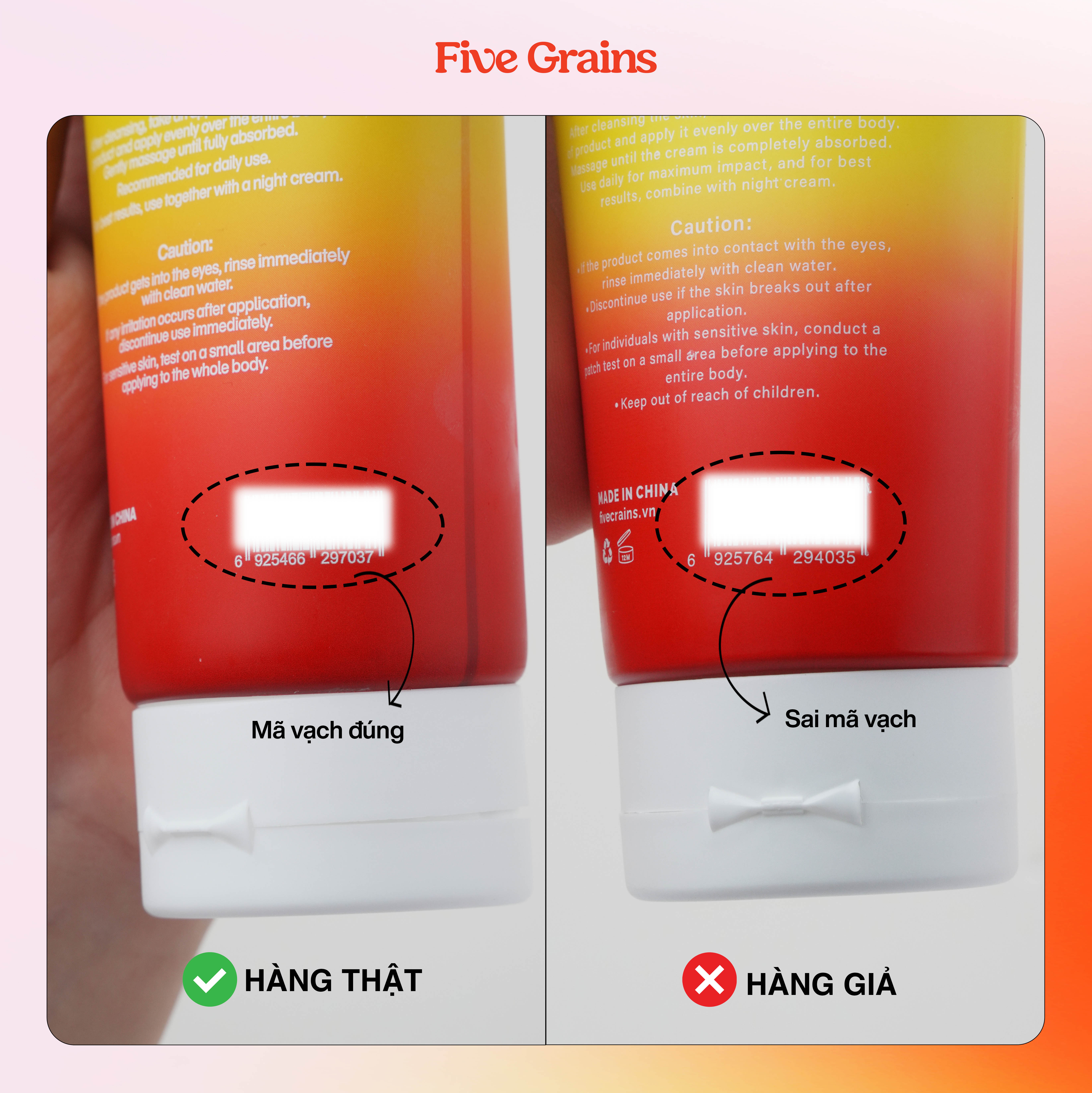 Bộ 3 Bước Dưỡng Body Five Grains Ngày và Đêm Sữa Tắm 500ml Kem Ngày 200ml Nâng Tone Kem Đêm 500ml Dưỡng Ẩm