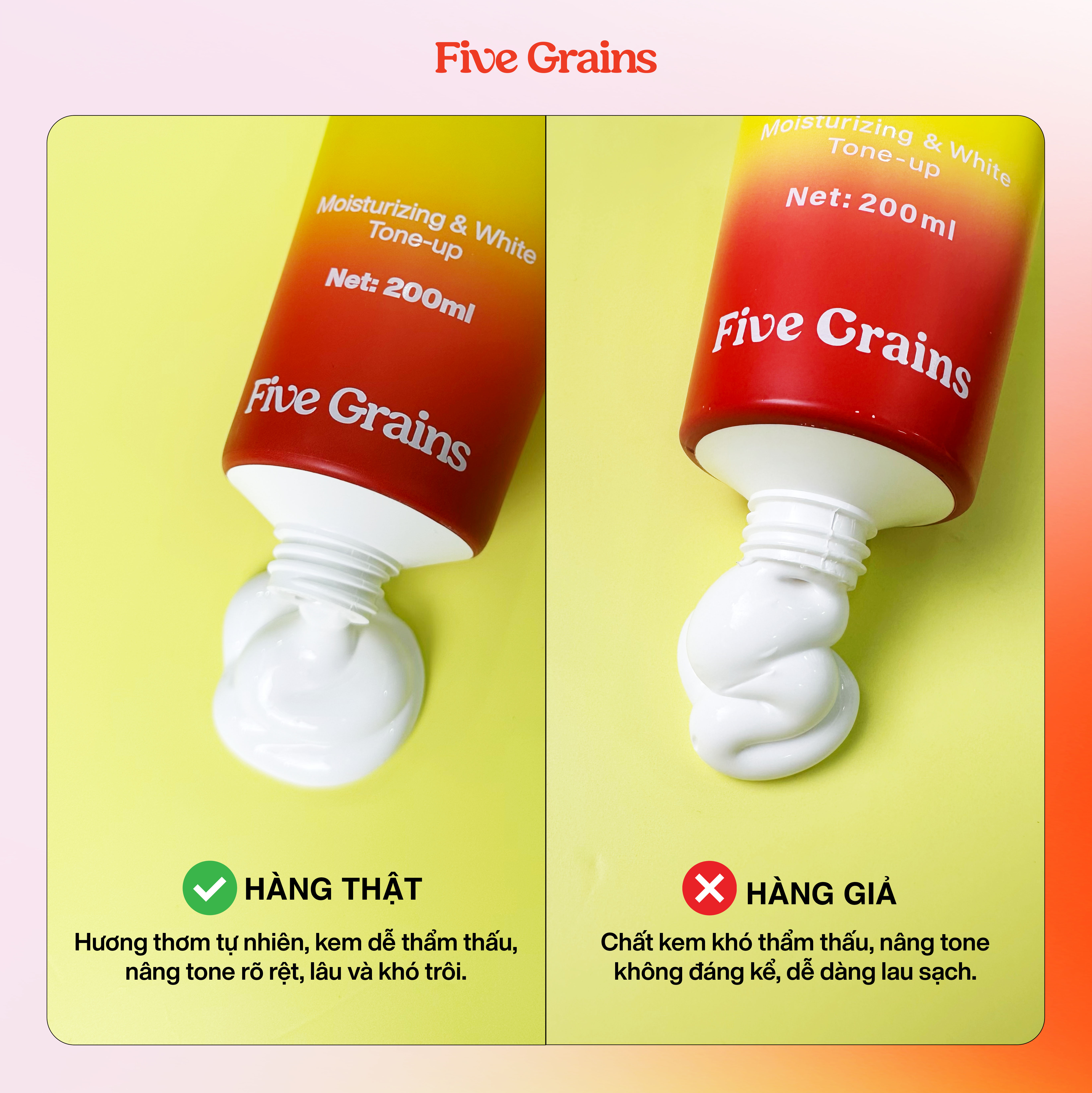 Bộ 3 Bước Dưỡng Body Five Grains Ngày và Đêm Sữa Tắm 500ml Kem Ngày 200ml Nâng Tone Kem Đêm 500ml Dưỡng Ẩm