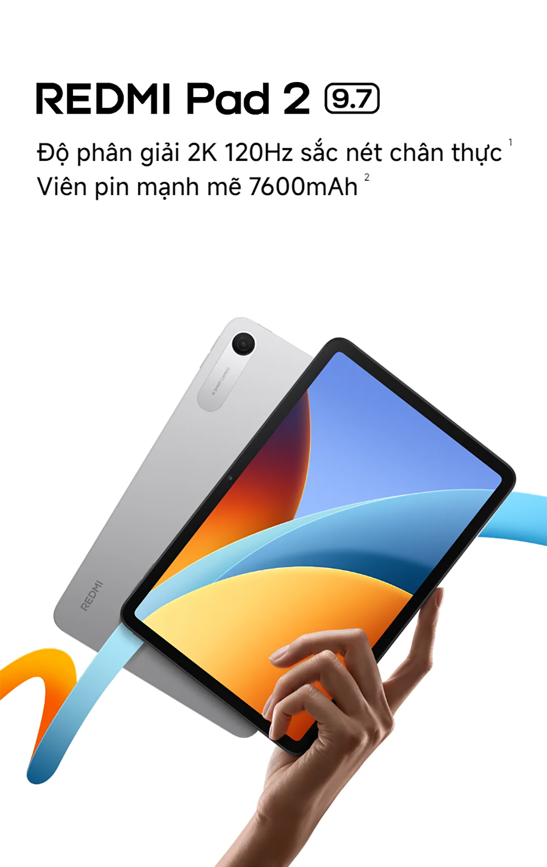 Xiaomi REDMI Pad 2 9.7 (4+64GB| 4+128GB) | Màn hình 9.7" siêu nét | Pin khủng 7600 mAh – ảnh mô tả chi tiết 1