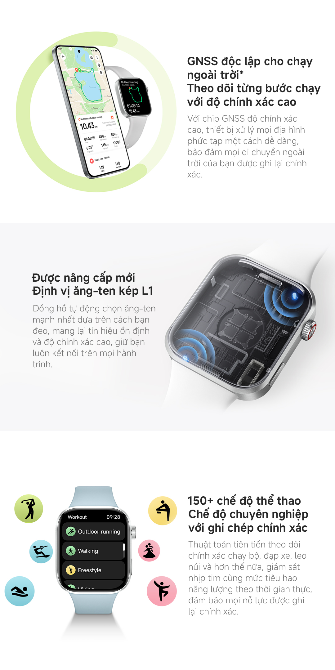 Xiaomi Đồng hồ thông minh Redmi Watch 6 | Màn AMOLED 2.07" | Đàm thoại qua bluetooth | Pin lớn 550 mA – ảnh mô tả chi tiết 8