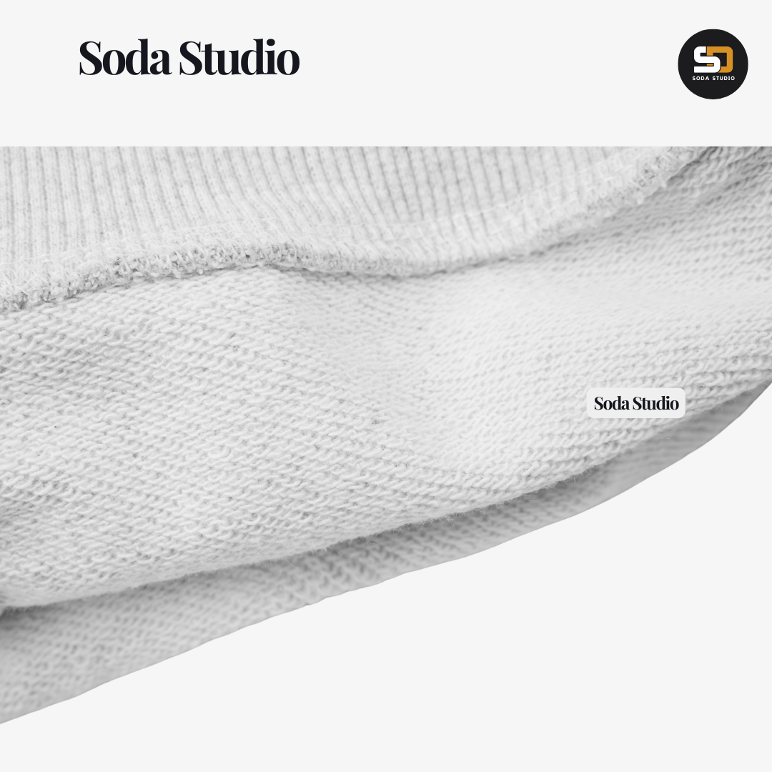 [SUMMER SALE]  Soda Studio| Áo Hoodie Form Boxy Thêu xù SE7EN FLASH - Áo khoác Thời trang Cổ cao thêu số 7 Unisex Nam Nữ