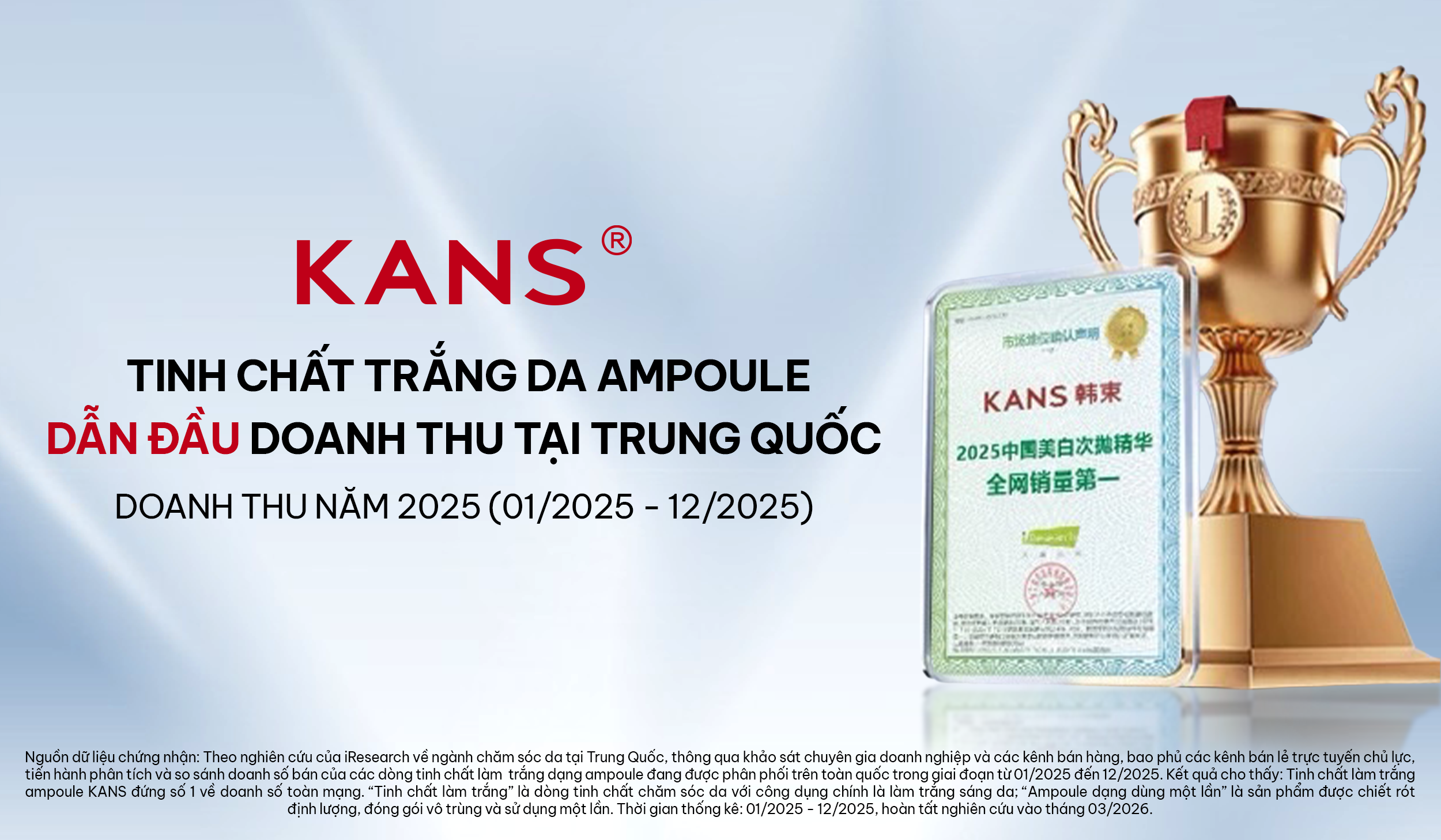 KANS Combo 6 món Dưỡng Trắng Da Toàn Diện - Kem Chống Nắng - Sữa Rửa ...