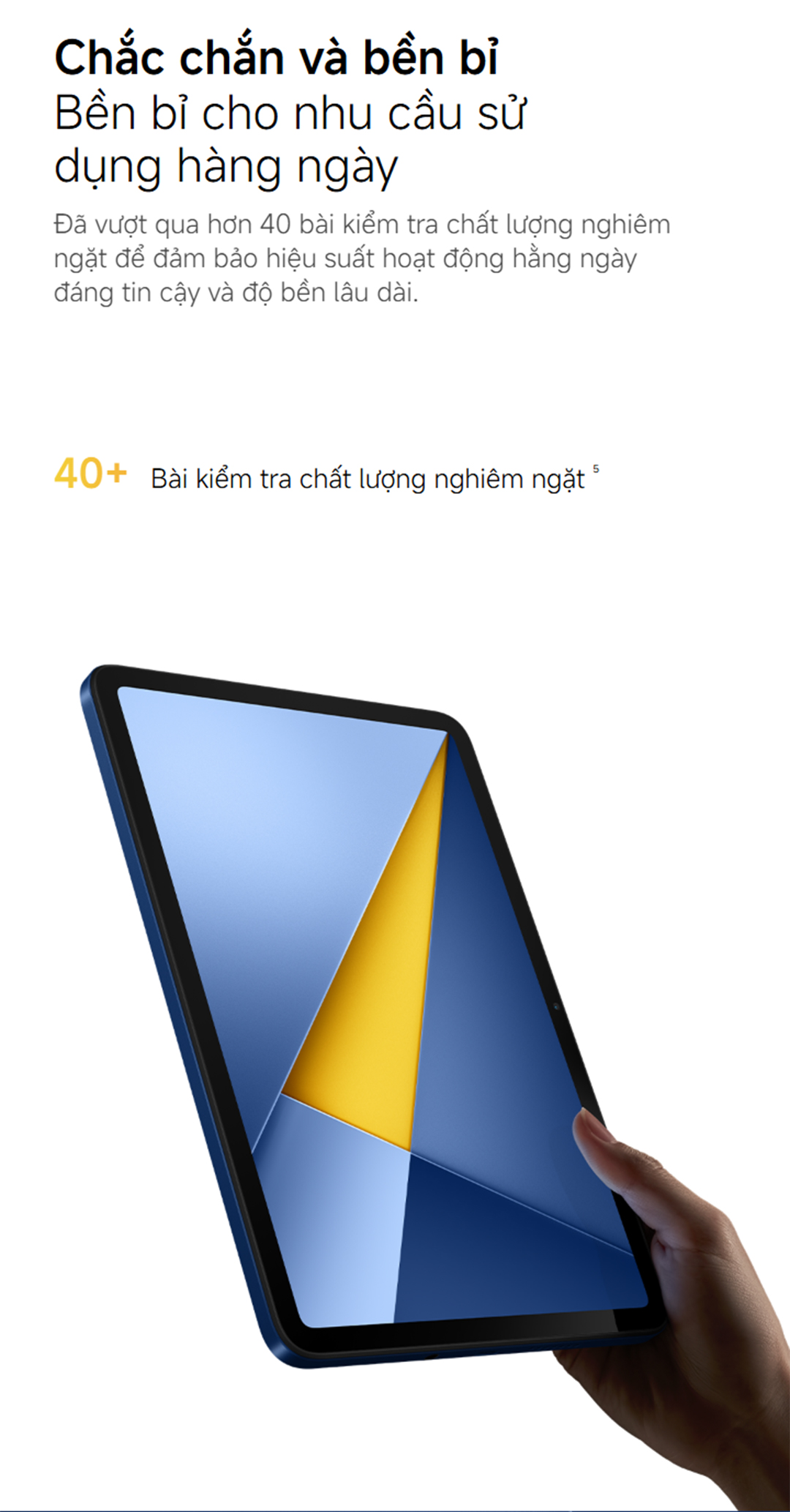 Xiaomi POCO Pad C1 (4GB+64GB| 6GB+128GB) | Màn hình 9.7" 2K 120Hz | Pin khủng 7600 mAh(typ) – ảnh mô tả chi tiết 9