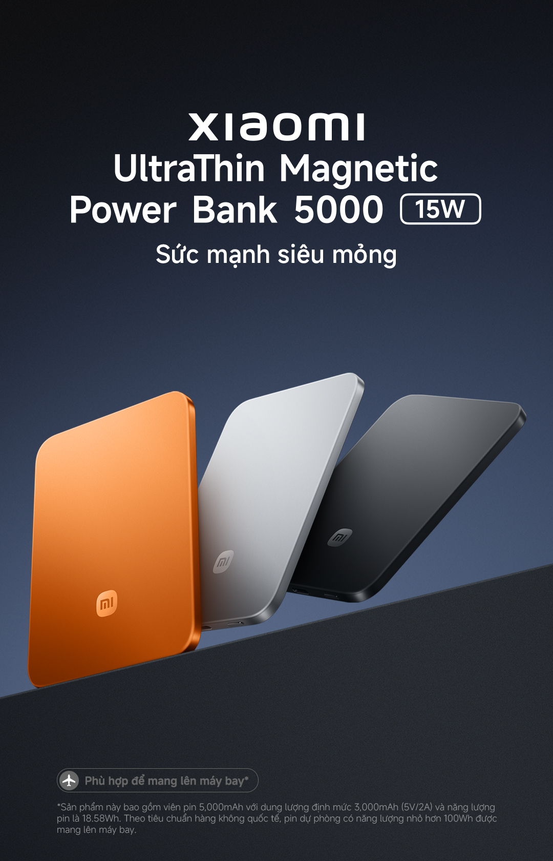 Sạc dự phòng Xiaomi UltraThin Magnetic Power Bank 5000 15W | Bảo vệ sạc quá mức | Bảo vệ chống quá nhiệt – ảnh mô tả chi tiết 1