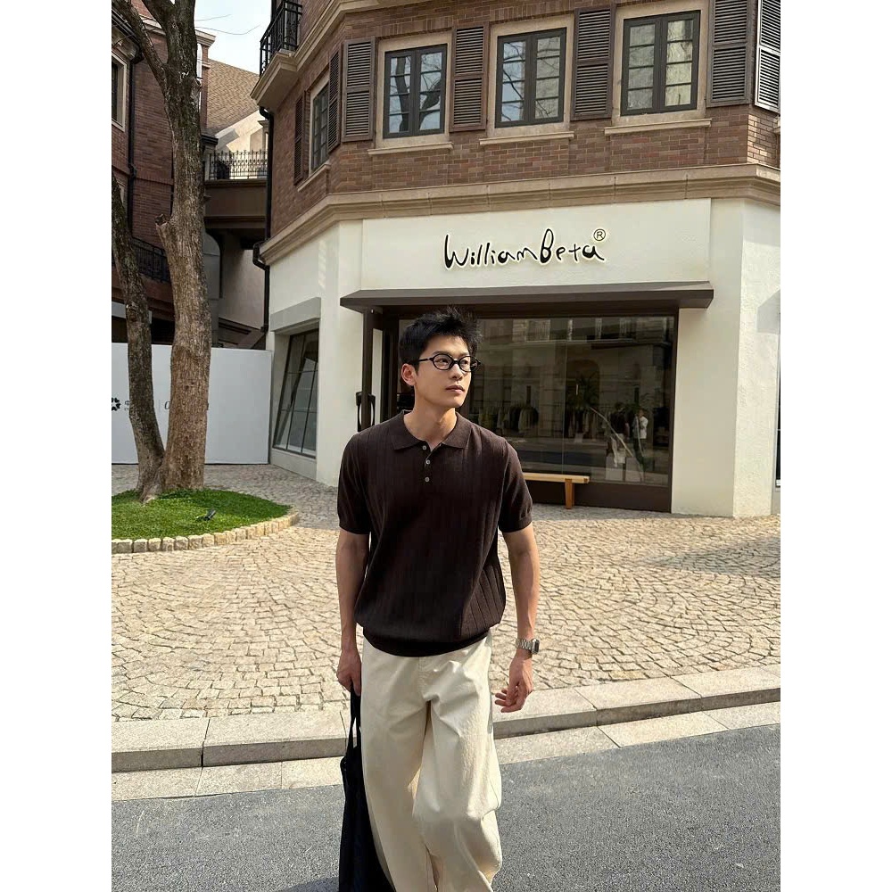 Áo Polo Len Dệt Kim Tay Ngắn 3 Cúc 𝐂𝐎𝐎𝐋𝐂𝐑𝐄𝐖 Basic Dáng Rộng Phong Cách Hàn Quốc Unisex ALH03 APN094