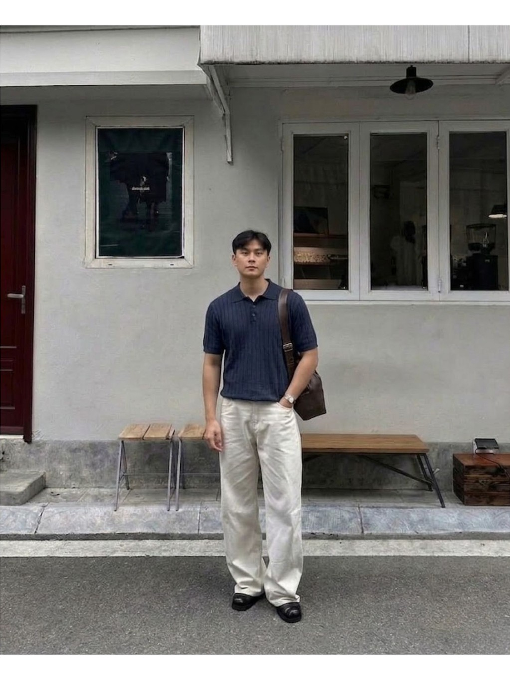 Áo Polo Ngắn Tay Len Dệt Kim Cotton 𝐂𝐎𝐎𝐋𝐂𝐑𝐄𝐖 Form Regular Fit Phong Cách Trẻ Trung Hàn Quốc ALC01 ALN058