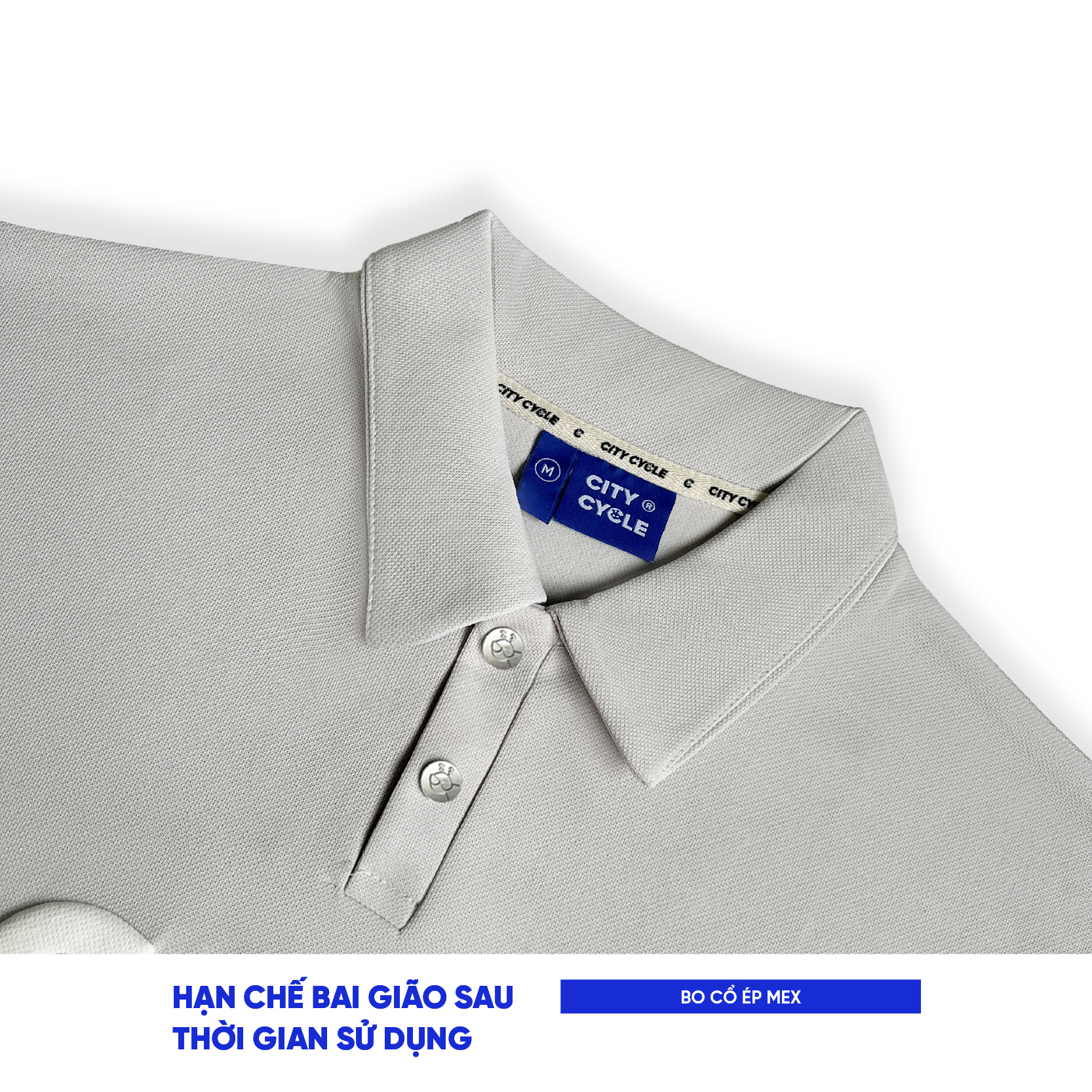 Áo thun phông polo cổ bẻ trẻ trung boxy Local Brand Chính Hãng City Cycle Áo Polo Good Vibe
