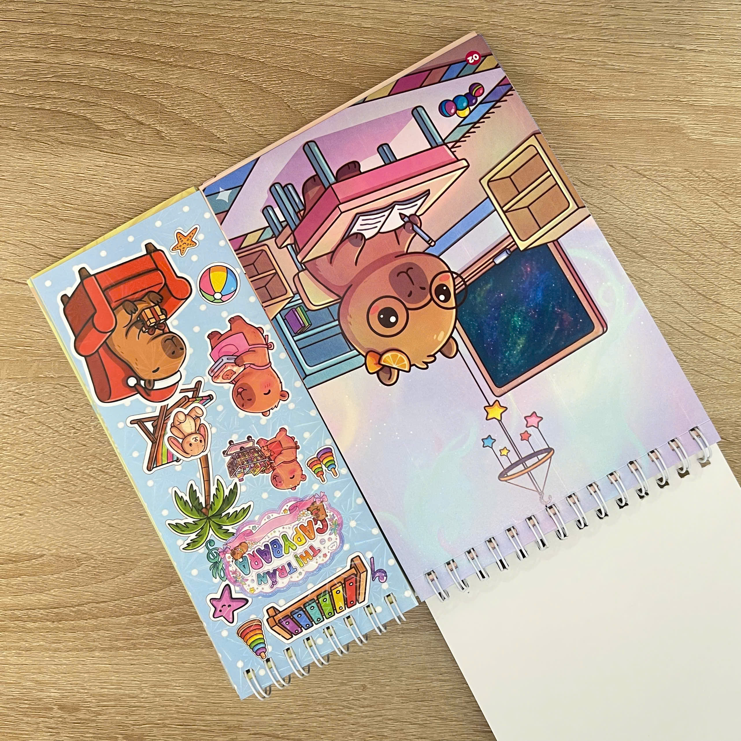 Sách thị trấn capybara mix & match sáng tạo từ sticker - VT | Shopee ...