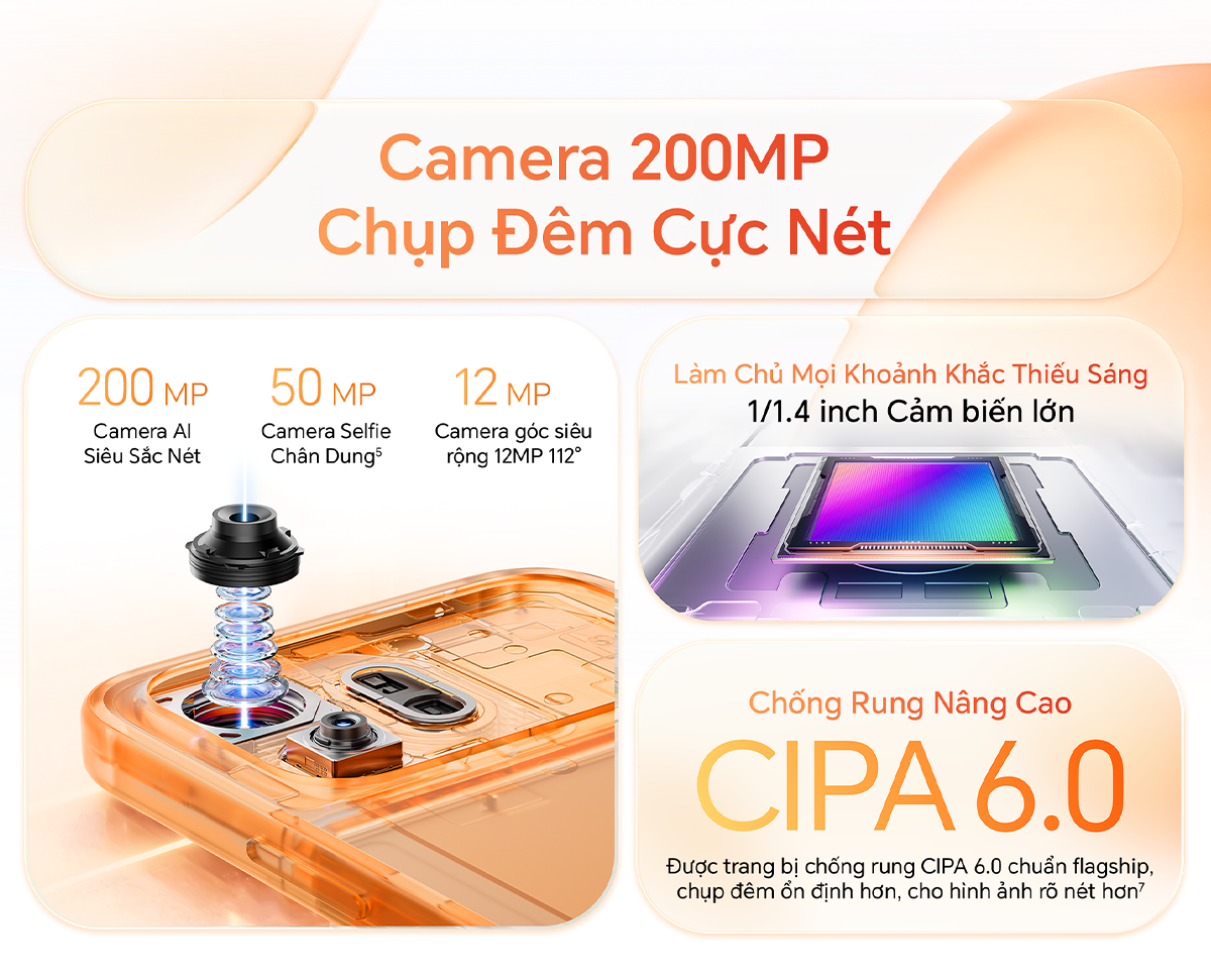[ƯU ĐÃI MỞ BÁN] Điện Thoại HONOR 600 5G 8/12GB + 256GB | Chip Snapdragon 7 Gen 4 | AI Camera 200MP | BH 24 Tháng