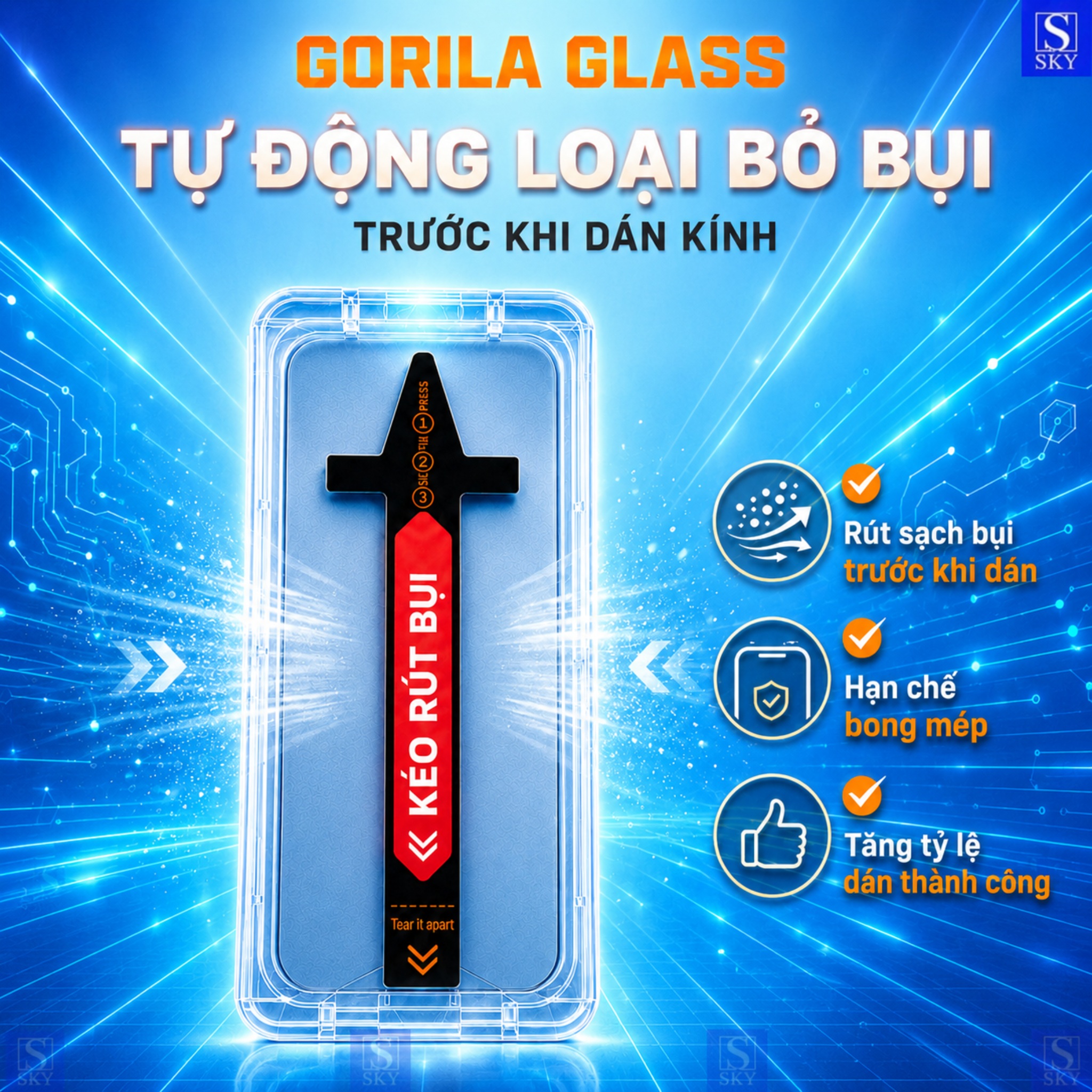 [COMBO 2 KÍNH] Kính GORILA GLASS Chống Nhìn Trộm Cho cường lực iPhone 11 - 18 ProMax , Khung Tự Dán Tự Rút Bụi – ảnh mô tả chi tiết 10