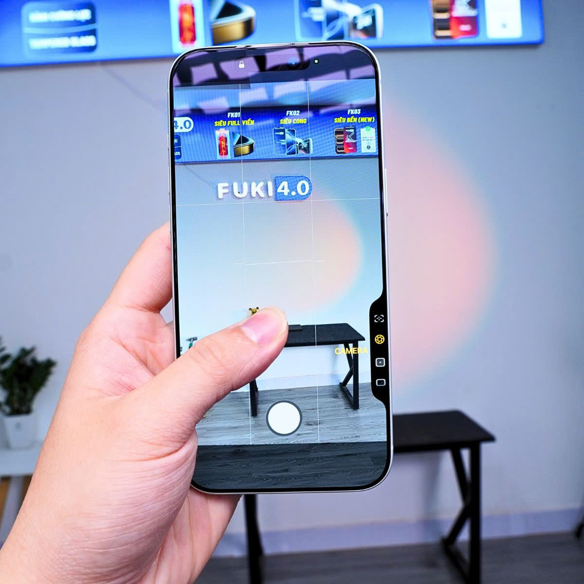 Kính cường lực cho iphone FUKI40 FK01 full màn, không lẹm viền 3D Curved ip 18 ProMax 17 16 Plus 15 PRM 15 Pro 15 14 – ảnh mô tả chi tiết 1
