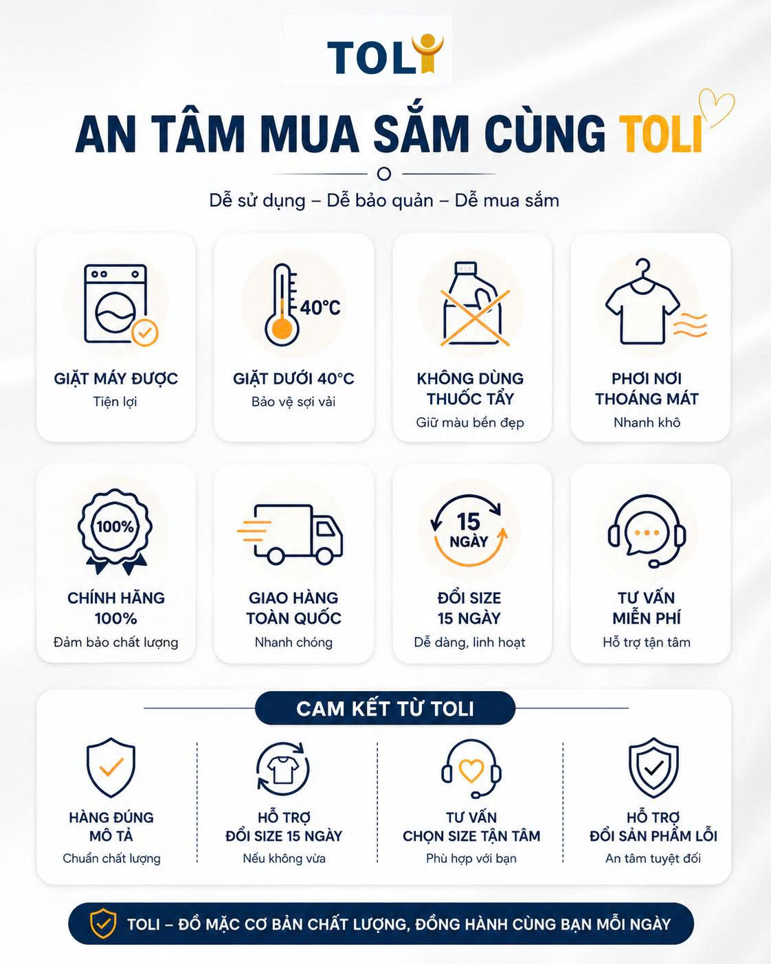 Hướng dẫn chọn áo TOLI