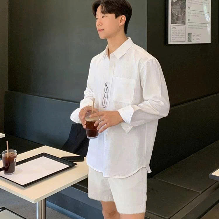Áo Sơ Mi Nam Dài Tay Form Rộng Vải Đũi Linen Mát Mẻ, Thiết Kế Basic Hàn Quốc Dễ Phối Đồ Thời Trang 2025 COLOSSUS A28
