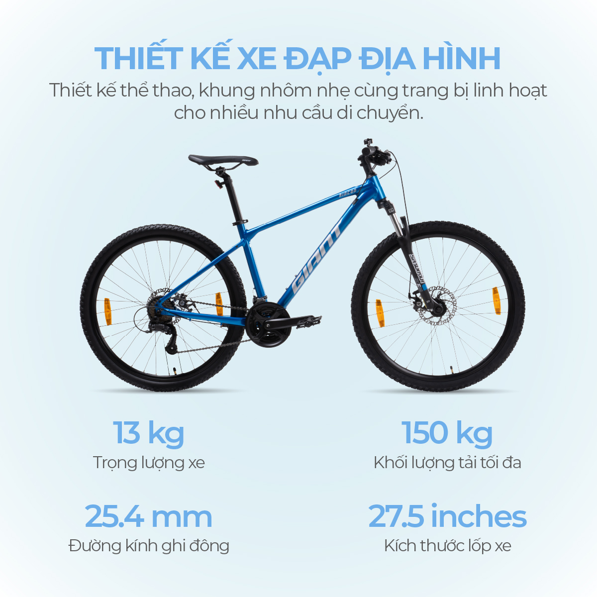 Xe Đạp Địa Hình MTB GIANT RINCON 2 – Bánh 27.5