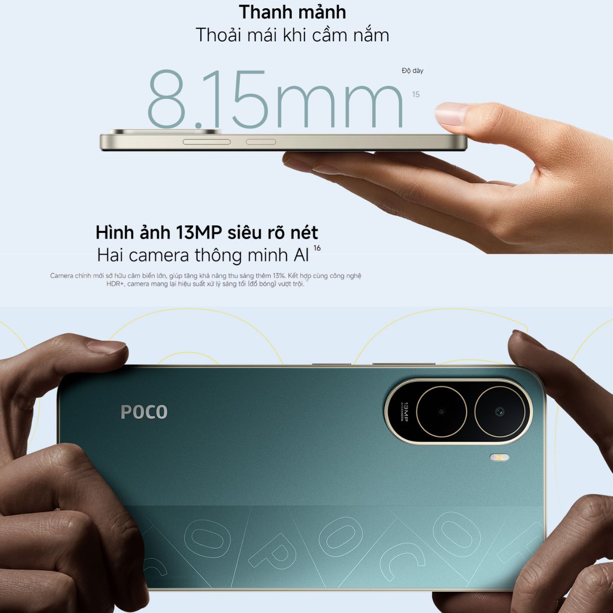 Điện thoại XIAOMI Poco C81 Pro - Ram 4GB hàng Quốc Tế - Bảo hành chính hãng 18 Tháng