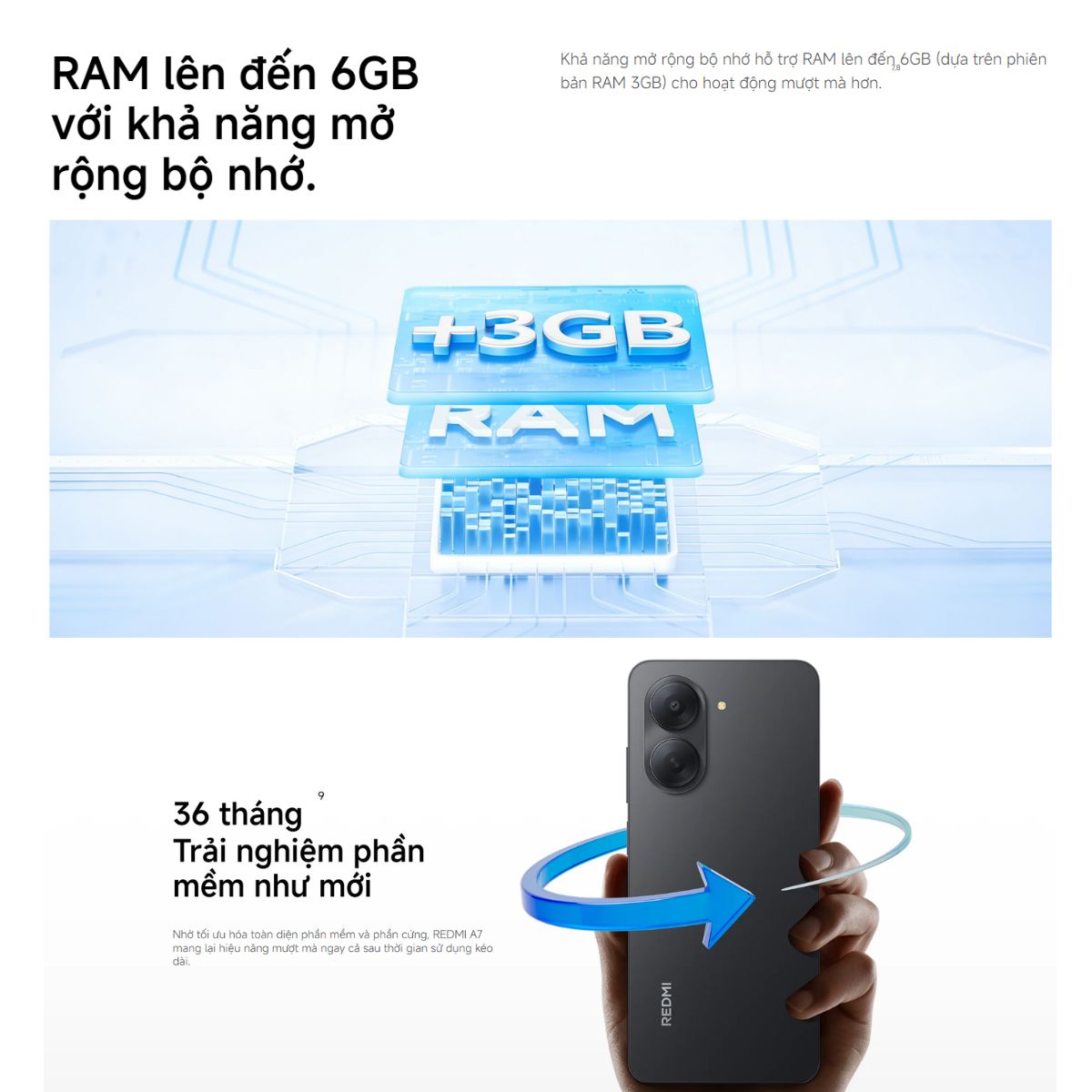 Điện thoại XIAOMI Redmi A7 - 3/64GB hàng Quốc Tế - Bảo hành chính hãng 18 Tháng