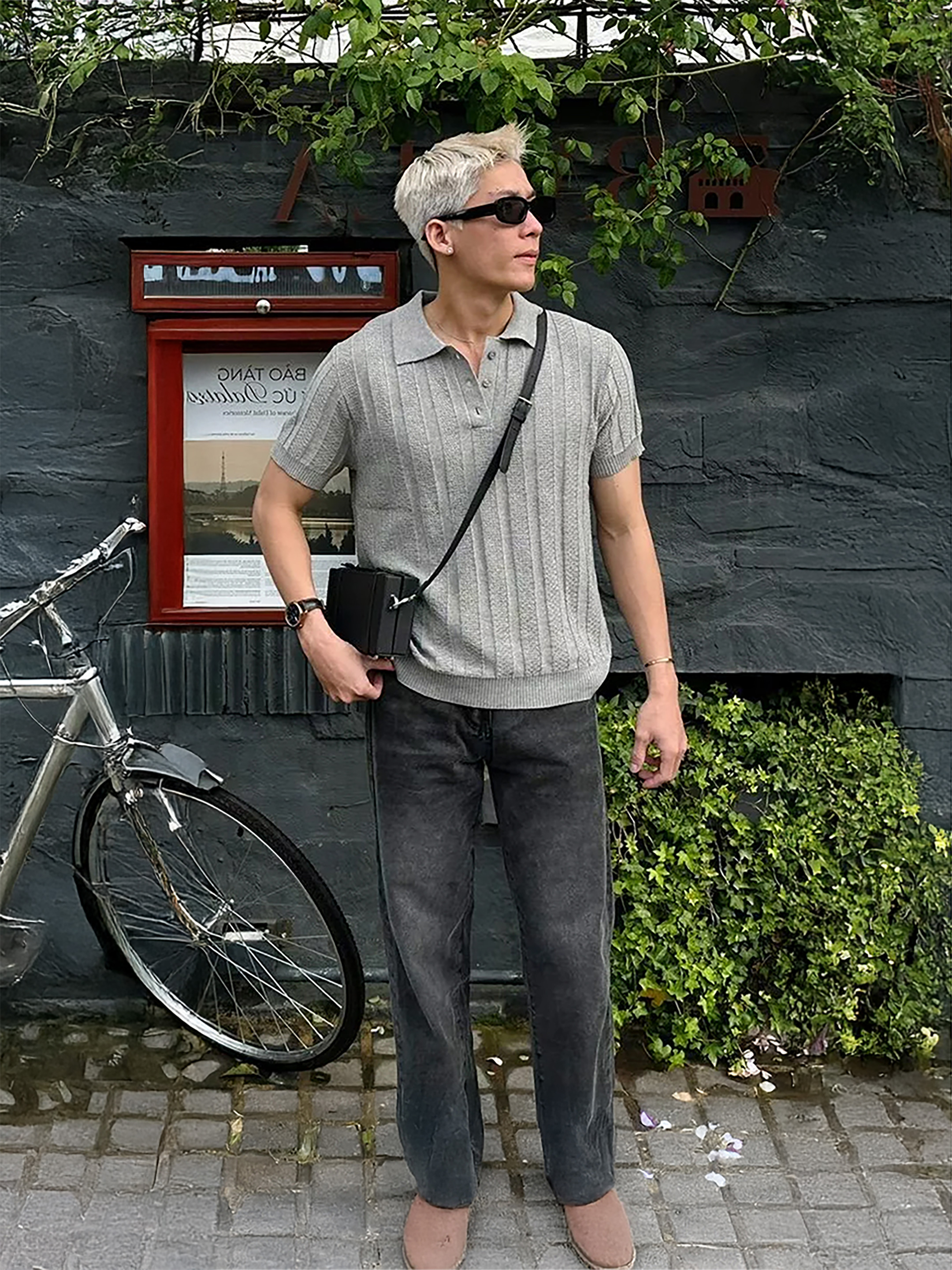 Áo Polo LEN THỎ Local Brand Lavi Studio/ PLAIN Nam Nữ Unisex