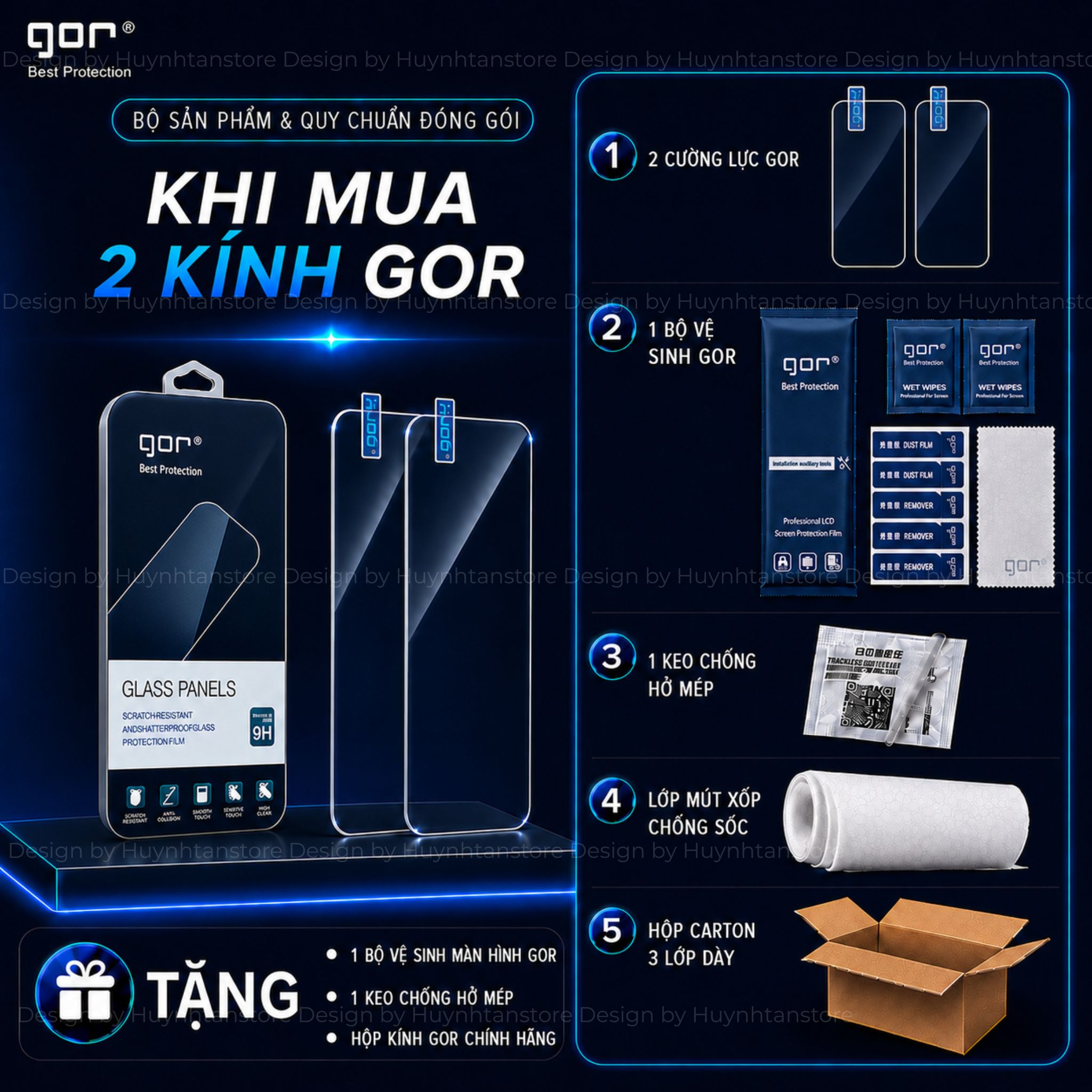 Dán kính cường lực GOR cho xiaomi mi 18 promax 17 ultra pro max 17T 15T 14T pro 15 14 trong suốt không full màn hình – ảnh mô tả chi tiết 2