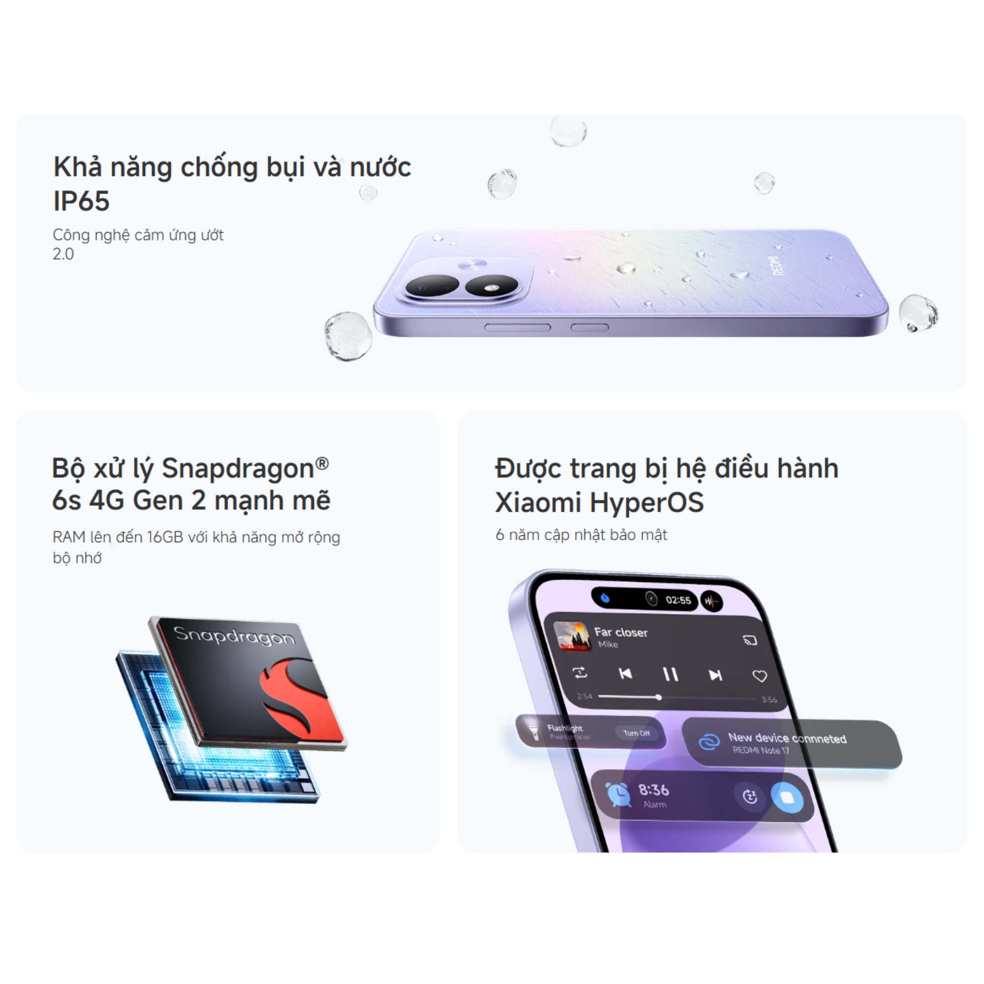 Điện thoại Xiaomi Redmi Note 17 4G - Pin 7700 mAh, Màn Hình 6.99 Inch - Bảo Hành 24 Tháng Chính Hãng