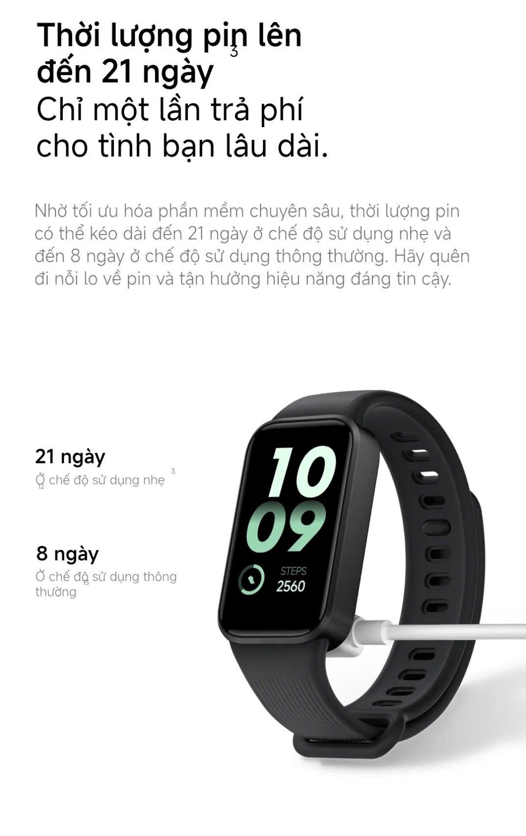 [Mở bán] Đồng hồ thông minh Xiaomi Band 11 Active | Màn hình 1.47 inch| Hỗ trợ 50 chế độ thể thao| Pin 300mAh | 5ATM – ảnh mô tả chi tiết 11