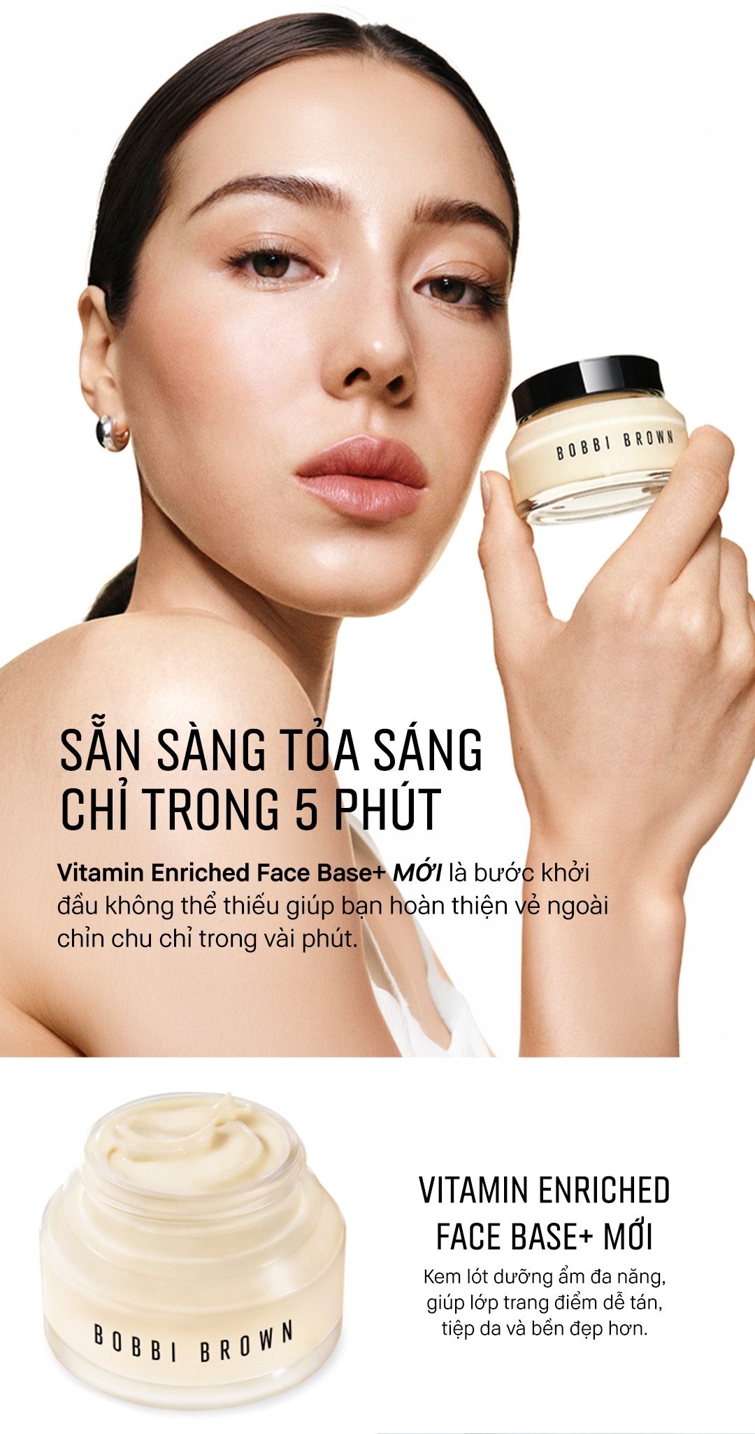 Bobbi Brown Vitamin Enriched Face Base 50ml - Kem lót làm mịn da và kem ...
