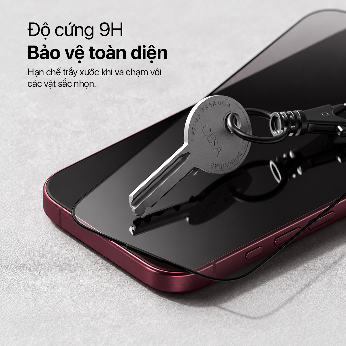 [LS] Kính Cường Lực 18 Pro Max 17 16 15 14 Khung Tự Dán NEOVIX Viền Mỏng Chống Nhìn Trộm Trong Suốt – ảnh mô tả chi tiết 7