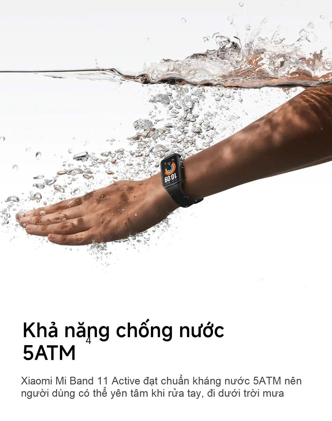 [Mở bán] Đồng hồ thông minh Xiaomi Band 11 Active | Màn hình 1.47 inch| Hỗ trợ 50 chế độ thể thao| Pin 300mAh | 5ATM – ảnh mô tả chi tiết 12
