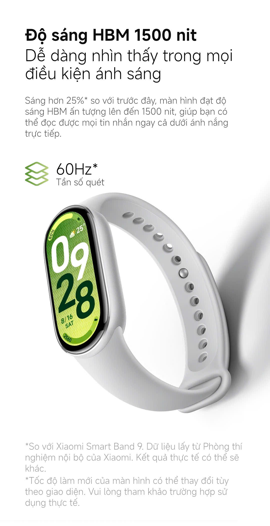 Đồng hồ thông minh Xiaomi Smart Band 10/ Band 11 - Màn hình Amoled 1.72" - Bluetooth 5.4 - BH 12 Tháng – ảnh mô tả chi tiết 4