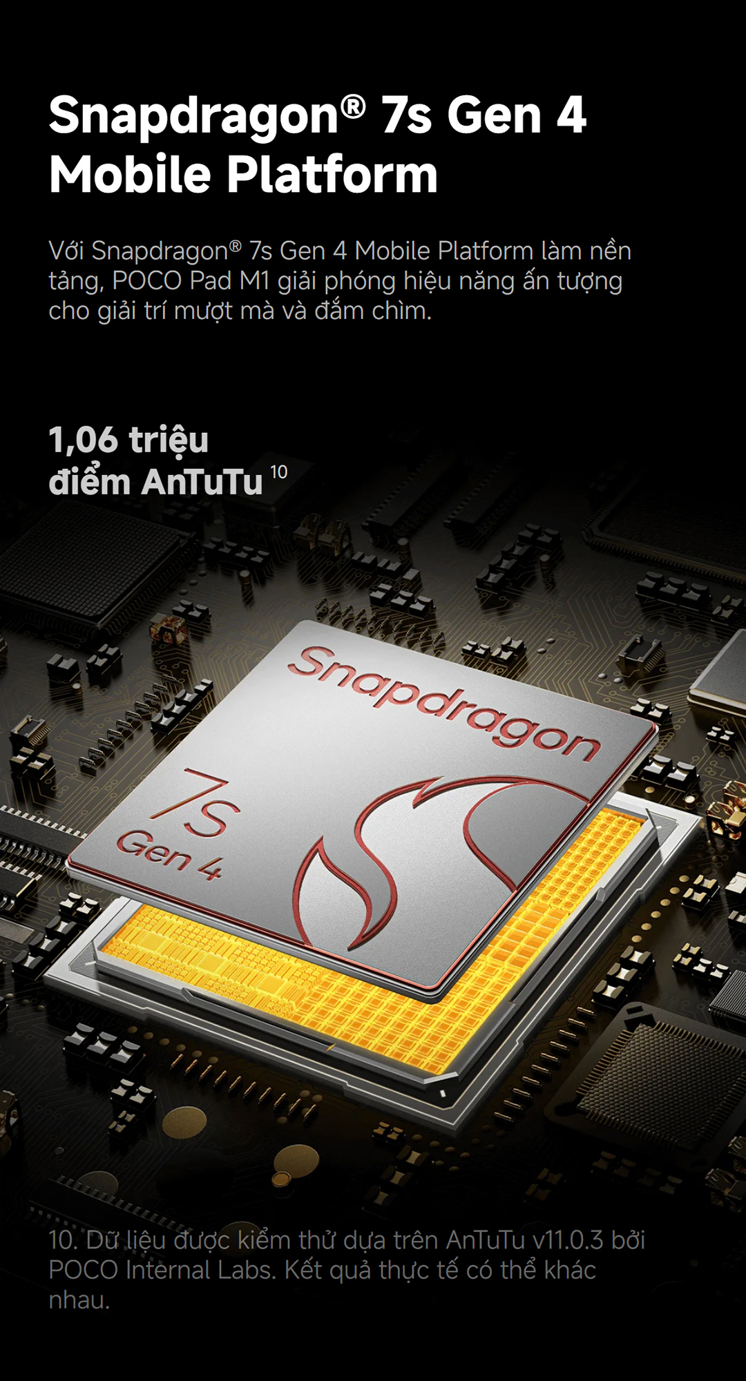 Máy tính bảng Xiaomi POCO Pad M1 | 8GB+256GB, màn hình 12.1'' 120Hz 2.5K, pin khủng 12000mAh, Snapdragon® 7s Gen 4 – ảnh mô tả chi tiết 9