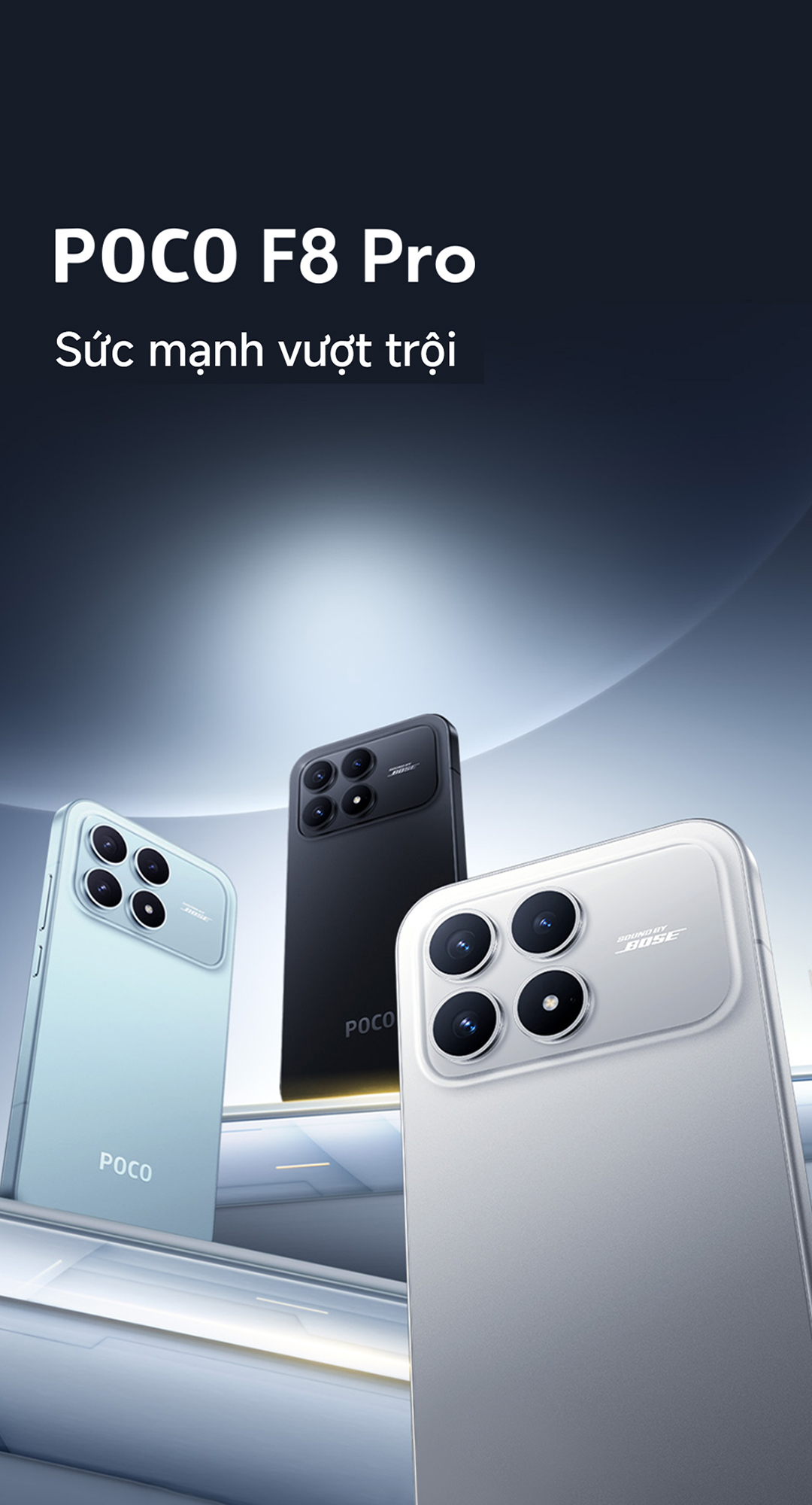 Điện thoại Xiaomi POCO F8 Pro | 12GB+512GB, Snapdragon® 8 Elite, pin 6210mAh, màn hình AMOLED 6.59'' 120Hz – ảnh mô tả chi tiết 1