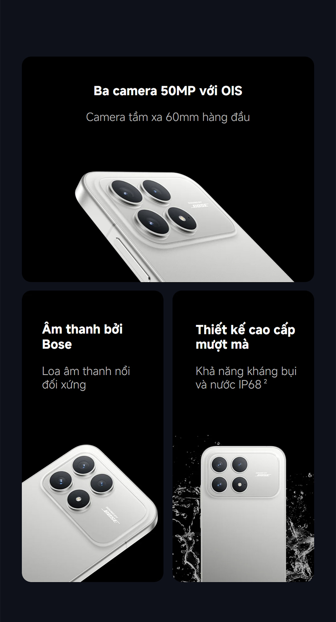 Điện thoại Xiaomi POCO F8 Pro | 12GB+512GB, Snapdragon® 8 Elite, pin 6210mAh, màn hình AMOLED 6.59'' 120Hz – ảnh mô tả chi tiết 3
