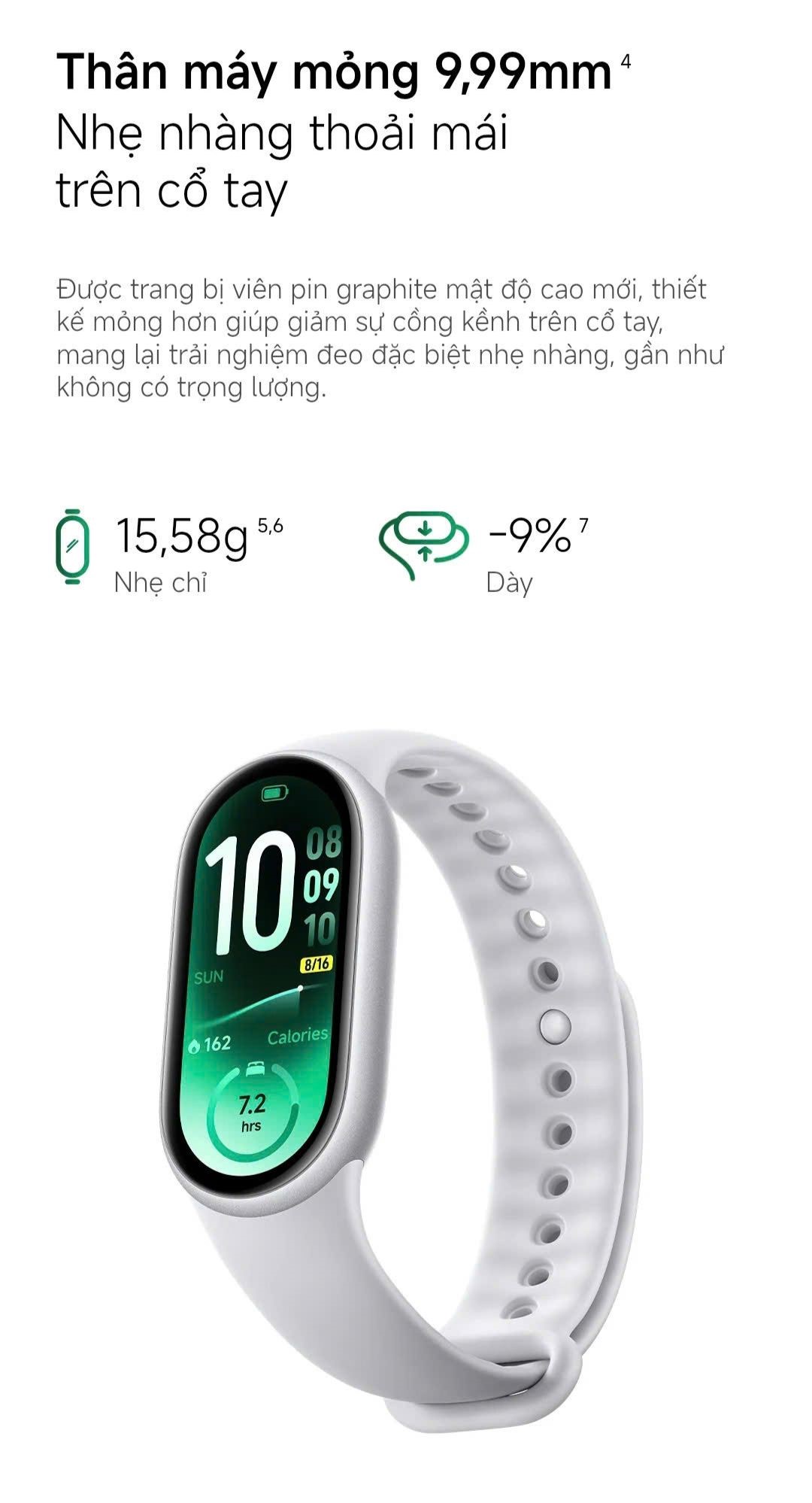 Đồng hồ thông minh Xiaomi Smart Band 10 - Bản Quốc tế - Theo dõi sức khỏe chuyên nghiệp - Bảo hành chính hãng 12 tháng – ảnh mô tả chi tiết 3