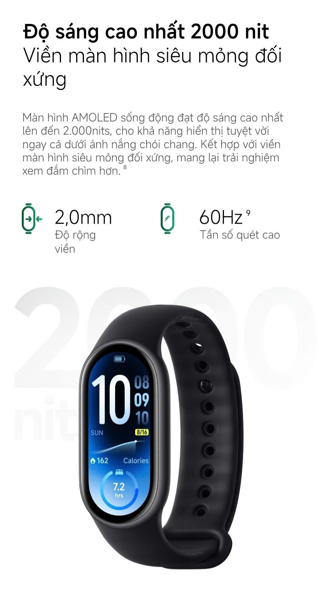 Đồng hồ thông minh Xiaomi Smart Band 10 - Bản Quốc tế - Theo dõi sức khỏe chuyên nghiệp - Bảo hành chính hãng 12 tháng – ảnh mô tả chi tiết 5