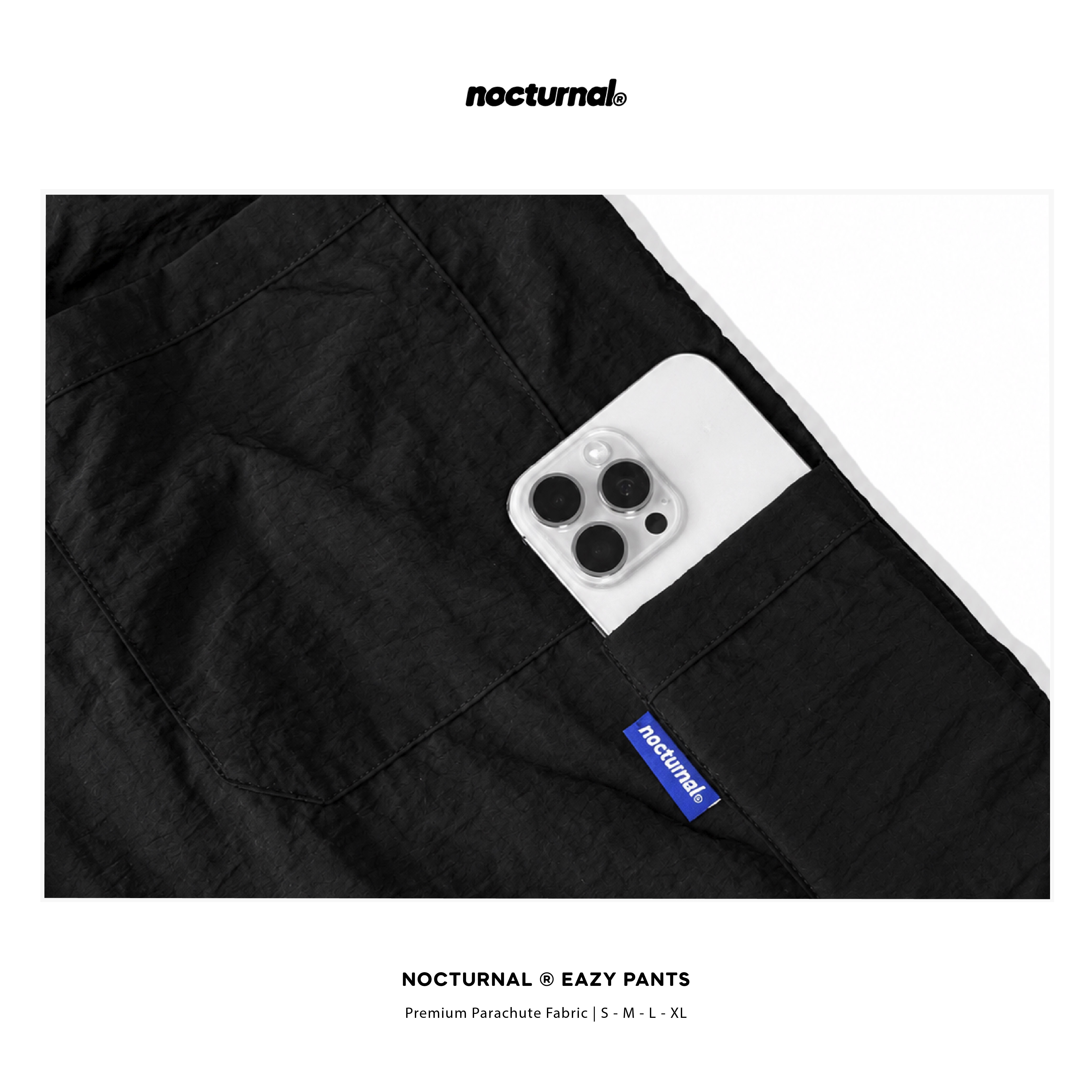 Quần Dù Ống Suông NOCTURNAL Eazy Pants Nam Nữ Unisex Local Brand ...