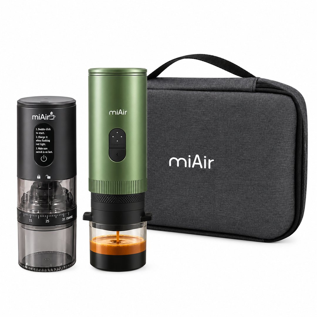 miAir Bộ Máy Pha Cà Phê 3 Trong 1 | Tự Gia Nhiệt 20 Bar | Máy Xay Cà ...