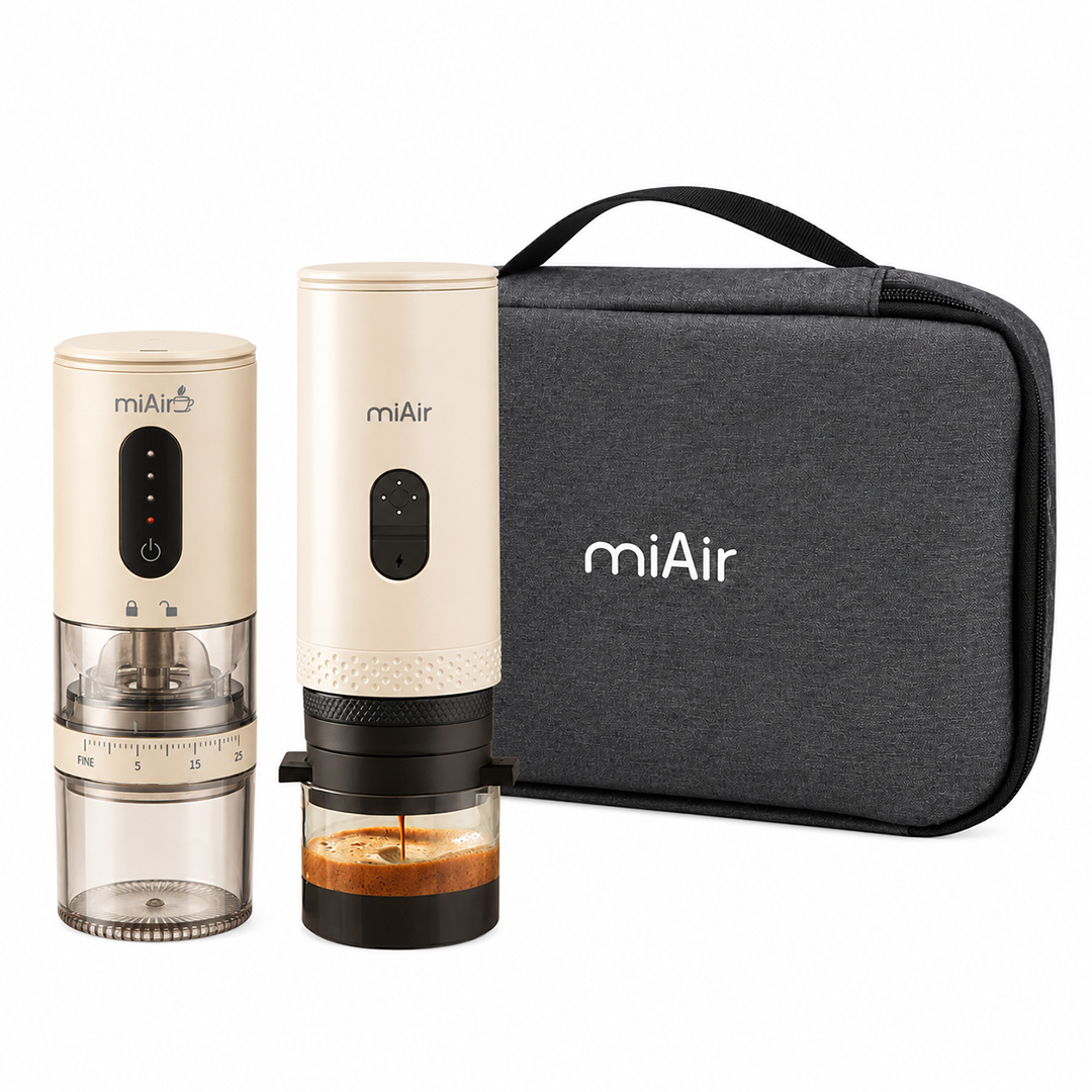 miAir Bộ Máy Pha Cà Phê 3 Trong 1 | Tự Gia Nhiệt 20 Bar | Máy Xay Cà ...