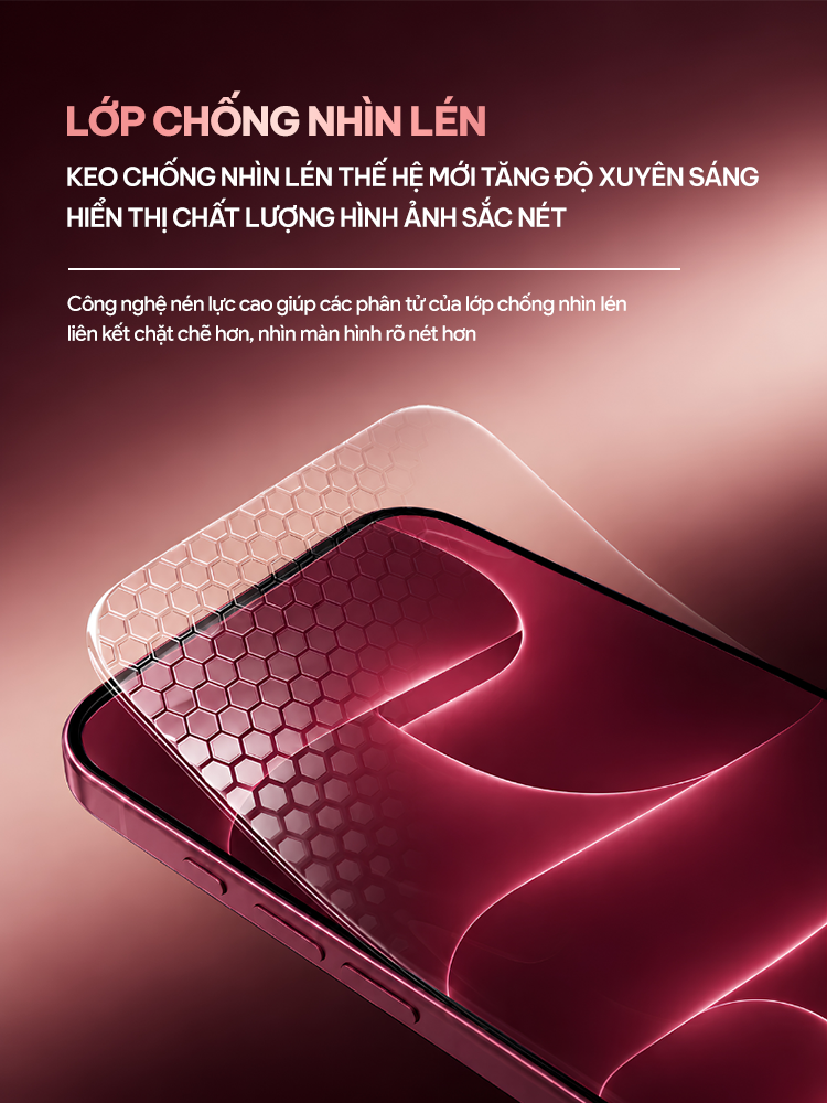 【MUA 1 TẶNG 1】TORRAS Kính Cường Lực iPhone 15/16/17/18 Chống Nhìn Trộm, Không Viền Đen, Chống Va Đập, Khung Tự Dán – ảnh mô tả chi tiết 6