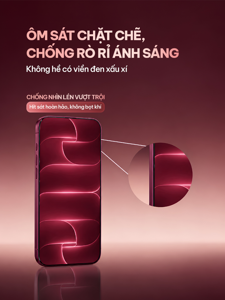 【MUA 1 TẶNG 1】TORRAS Kính Cường Lực iPhone 15/16/17/18 Chống Nhìn Trộm, Không Viền Đen, Chống Va Đập, Khung Tự Dán – ảnh mô tả chi tiết 11