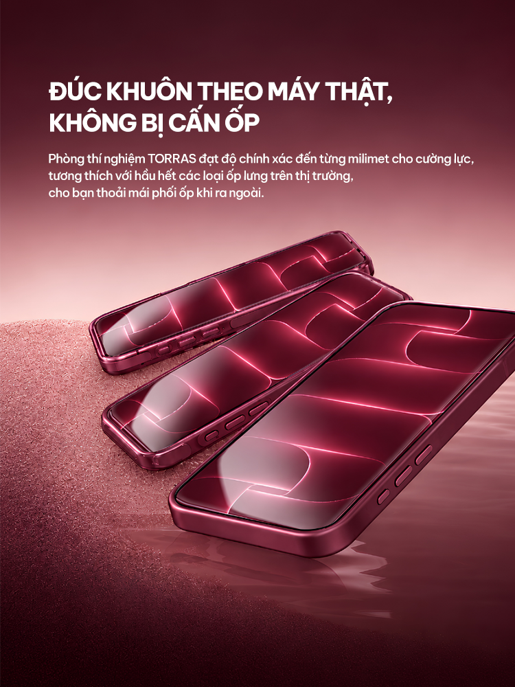 【MUA 1 TẶNG 1】TORRAS Kính Cường Lực iPhone 15/16/17/18 Chống Nhìn Trộm, Không Viền Đen, Chống Va Đập, Khung Tự Dán – ảnh mô tả chi tiết 12