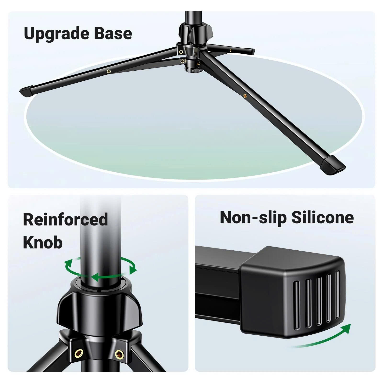 Chân đế ba chân kiêm gậy chụp ảnh Ugreen với núm gia cố chống trượt