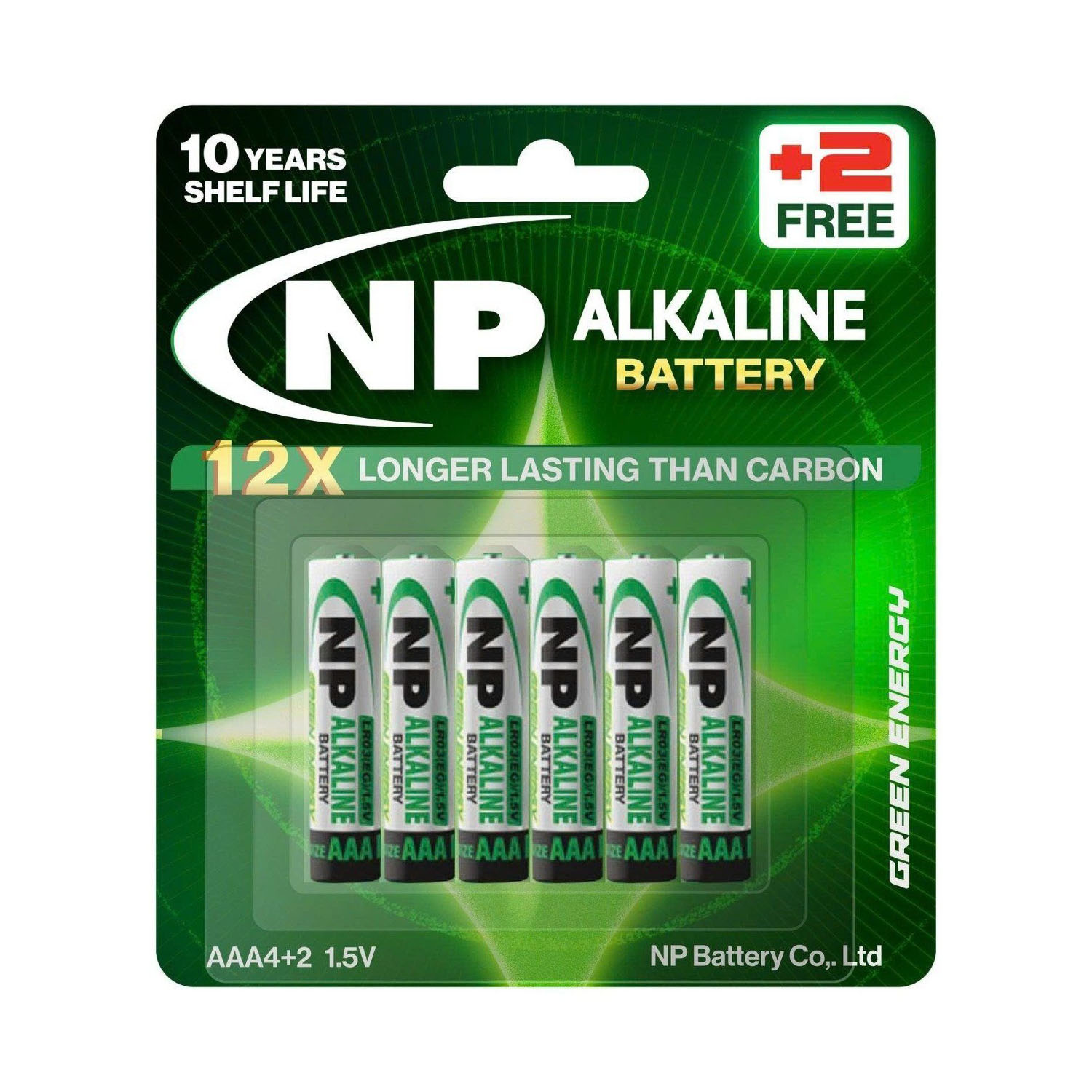 Pin tiểu nhỏ AAA (3A) Alkaline NP R03(EG)- NP Vỉ 4 Tặng 2 Viên 1.5V ...
