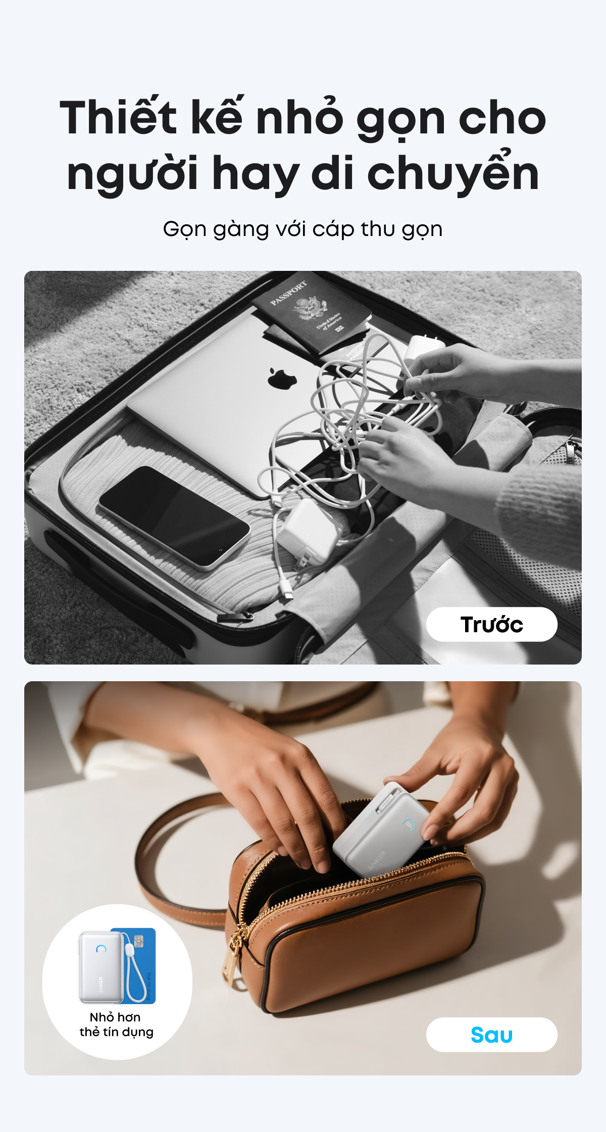 SDP Anker Nano 10.000mAh | Sạc nhanh 45W | 2 cổng 1C1A | Tích hợp cáp USB-C rút gọn | Sạc 3 thiết bị - A1638 – ảnh mô tả chi tiết 3