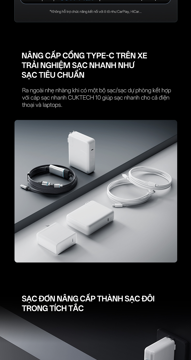 Chiều dài cáp 1.35m linh hoạt sử dụng cho văn phòng và nhà ở