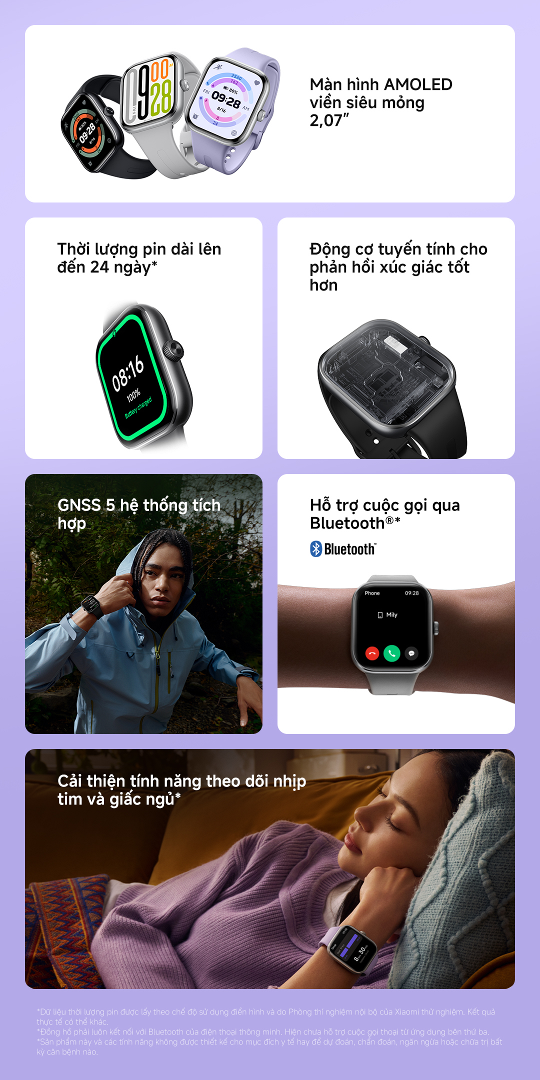 Xiaomi Đồng hồ thông minh Redmi Watch 5 |Redmi Watch 5 Lite| Redmi Watch 5 Active – ảnh mô tả chi tiết 2