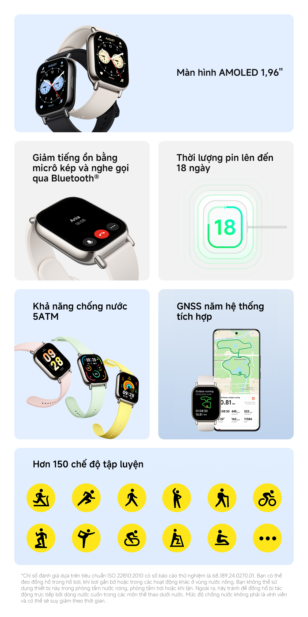 Xiaomi Đồng hồ thông minh Redmi Watch 5 |Redmi Watch 5 Lite| Redmi Watch 5 Active – ảnh mô tả chi tiết 8