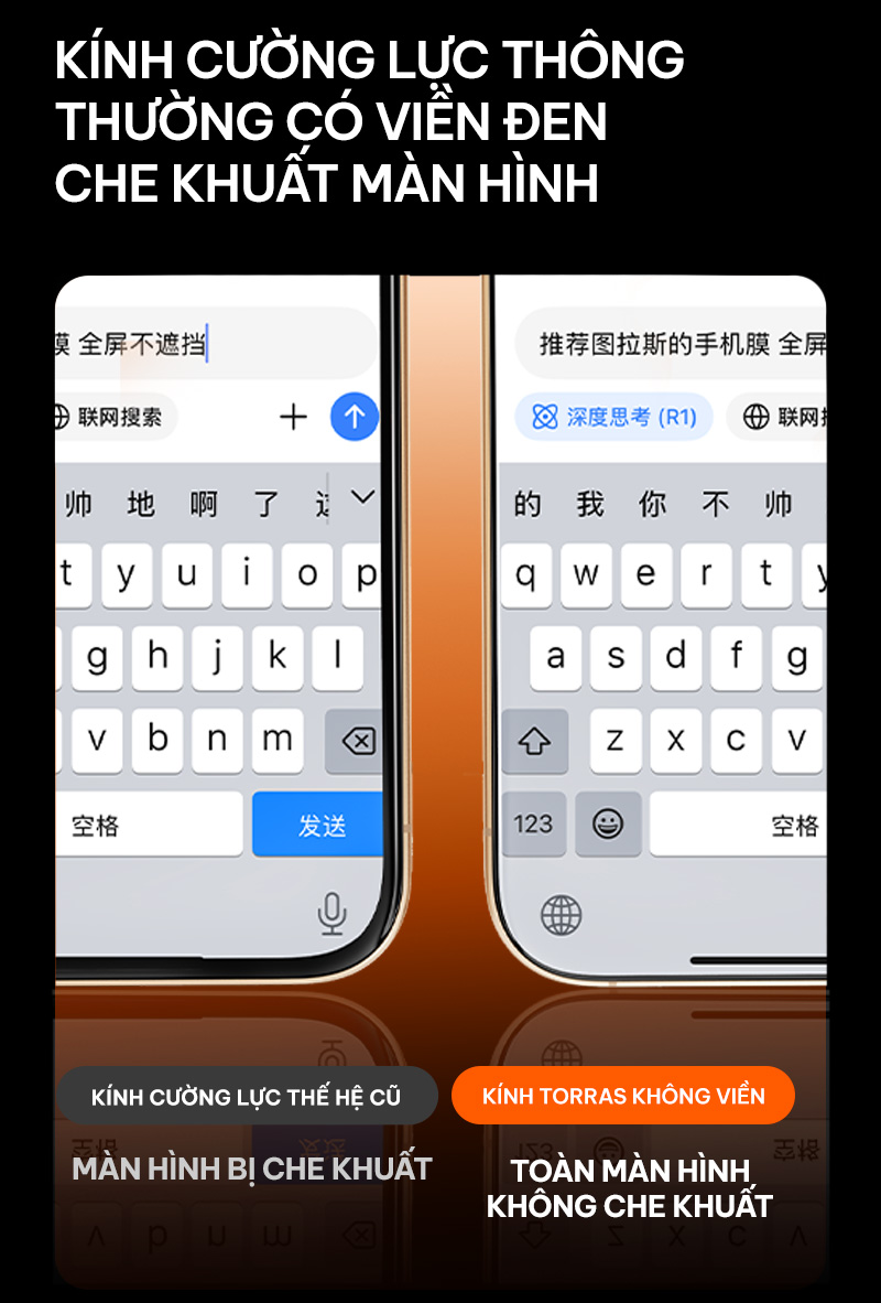 Kính Cường Lực TORRAS iPhone 2 Miếng Tự Dán Chống Vân Tay Bảo Vệ Màn Hình iPhone 15 16 17 13 Pro M – ảnh mô tả chi tiết 3