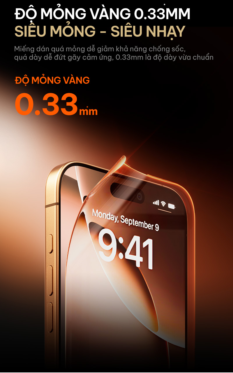 Kính Cường Lực TORRAS iPhone 2 Miếng Tự Dán Chống Vân Tay Bảo Vệ Màn Hình iPhone 15 16 17 13 Pro M – ảnh mô tả chi tiết 5