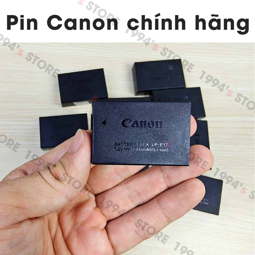 Pin cho máy ảnh Canon LP-E17 dùng cho Canon M3, M5, M6, M6II, RP, R10 ...